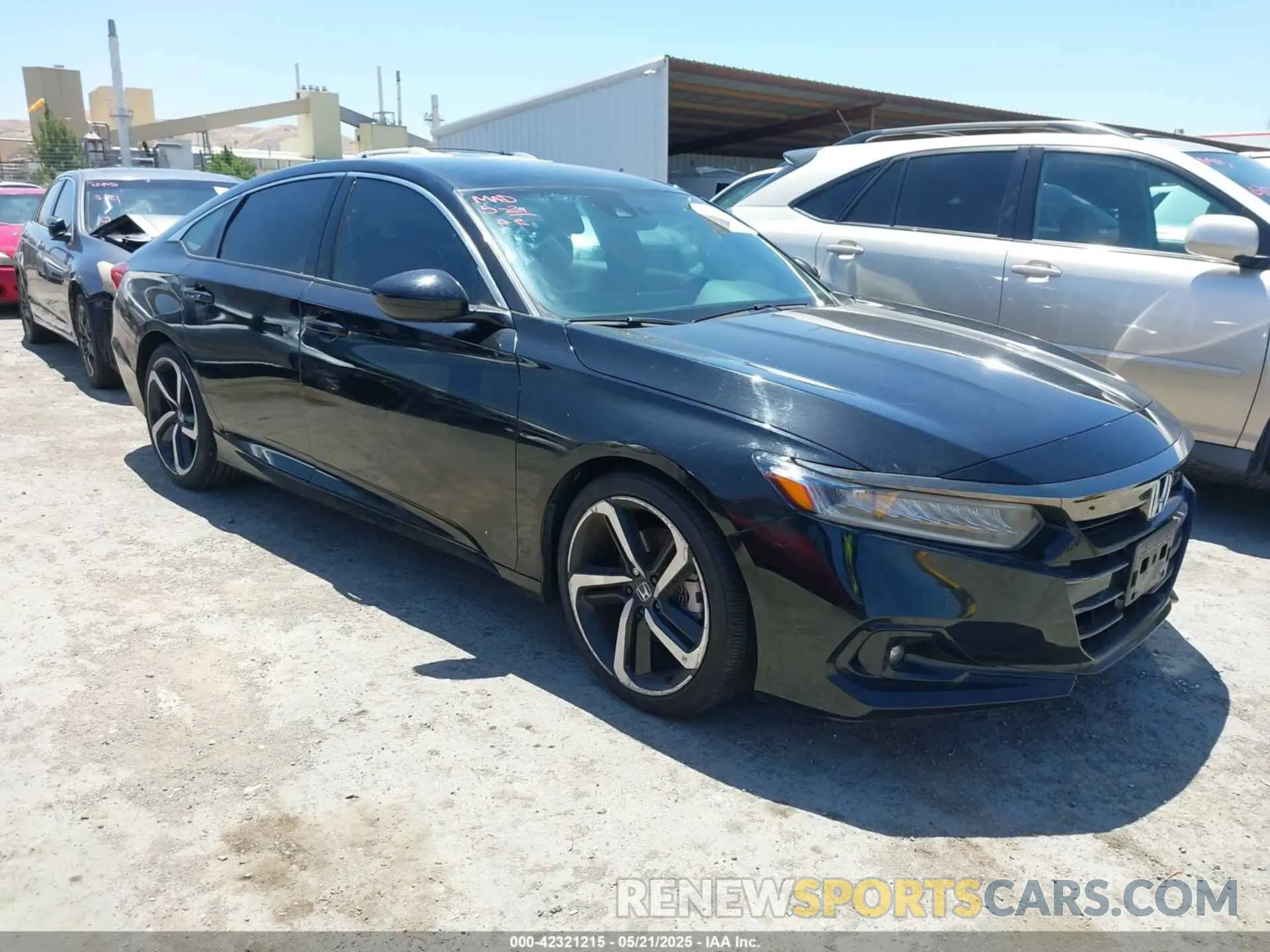 1 Photograph of a damaged car 1HGCV1F39MA088313 HONDA ACCORD 2021