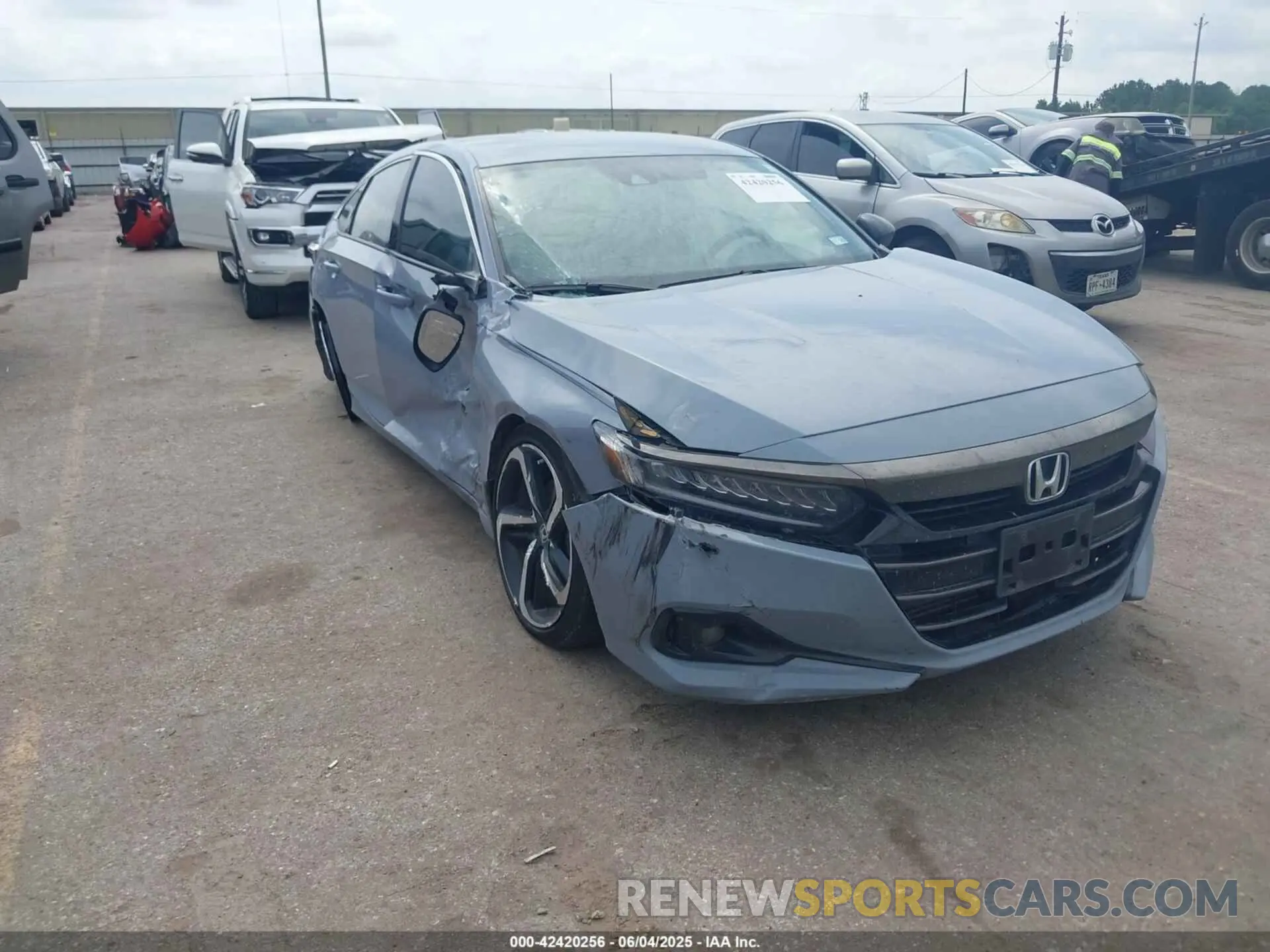 1 Photograph of a damaged car 1HGCV1F39MA111038 HONDA ACCORD 2021