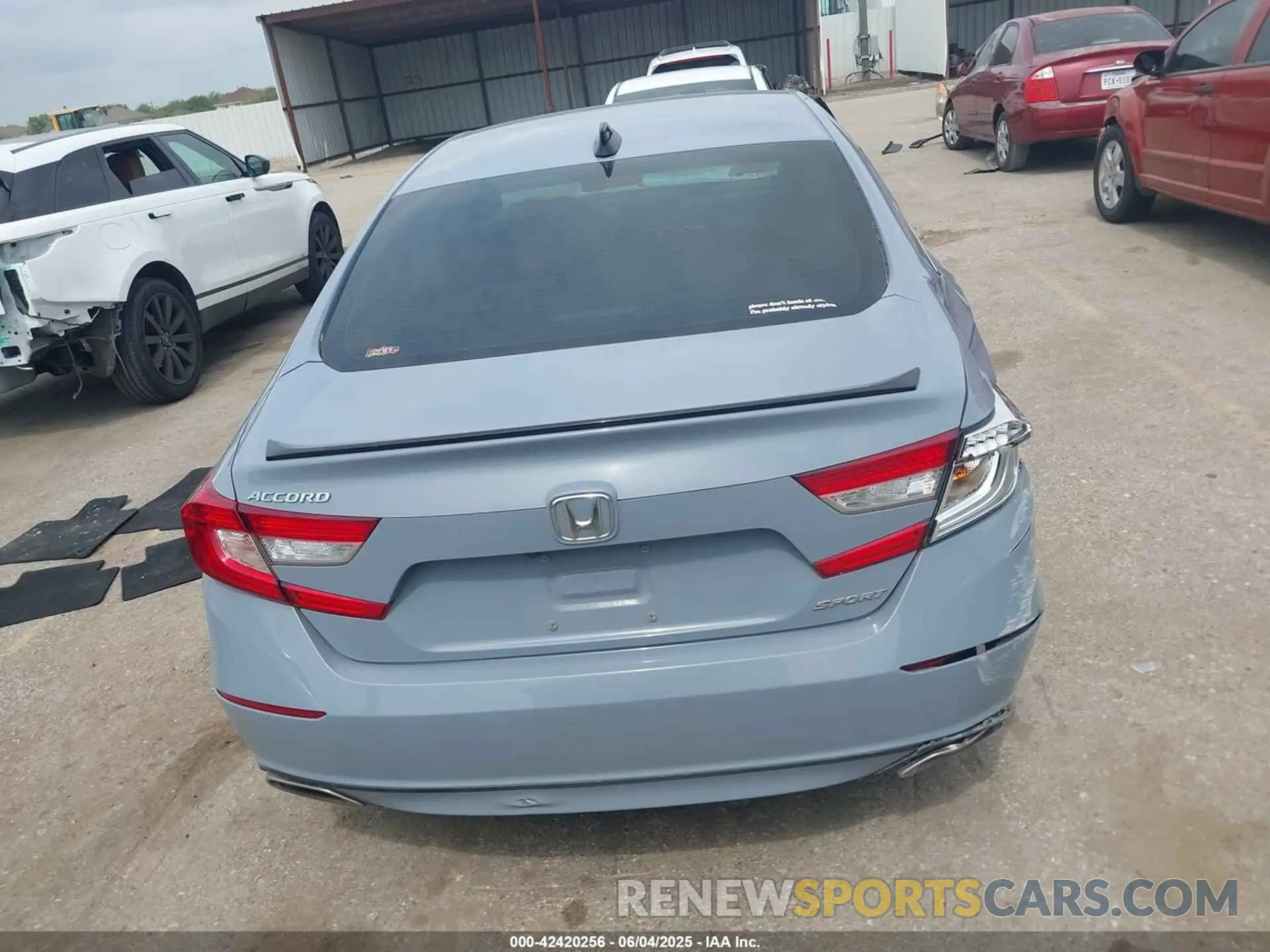 16 Photograph of a damaged car 1HGCV1F39MA111038 HONDA ACCORD 2021