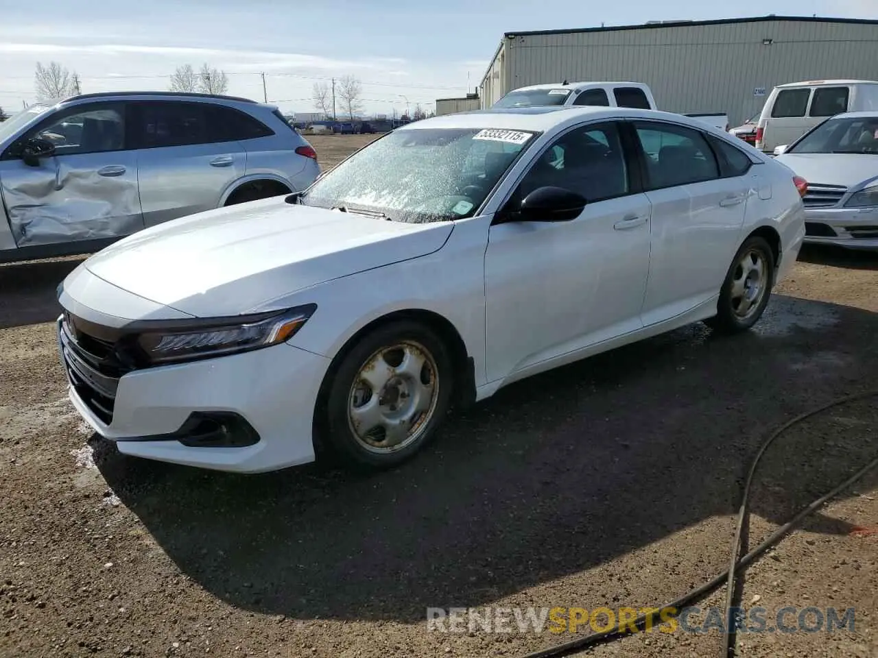 1 Photograph of a damaged car 1HGCV1F39MA801307 HONDA ACCORD 2021