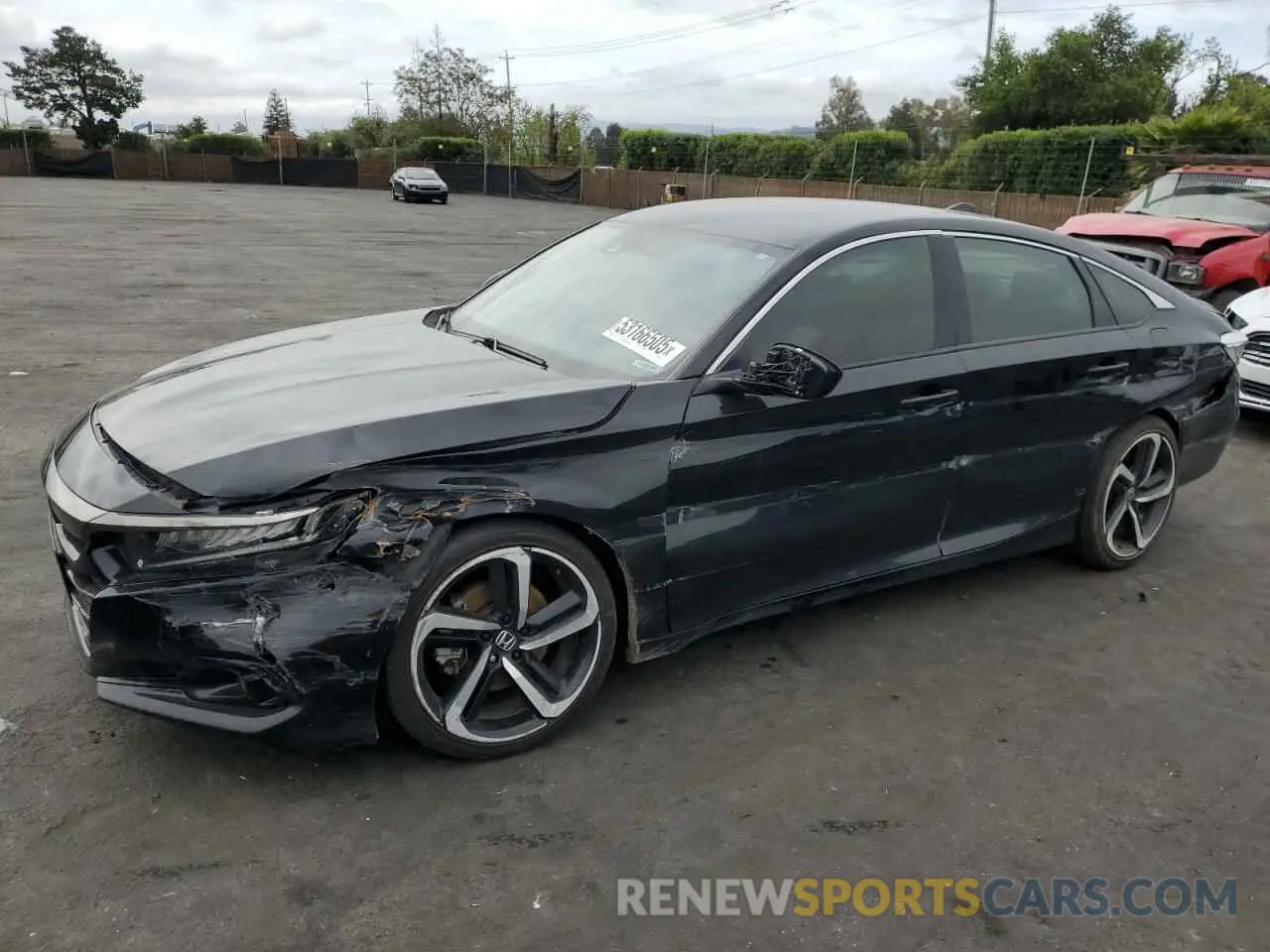1 Photograph of a damaged car 1HGCV1F3XMA042943 HONDA ACCORD 2021