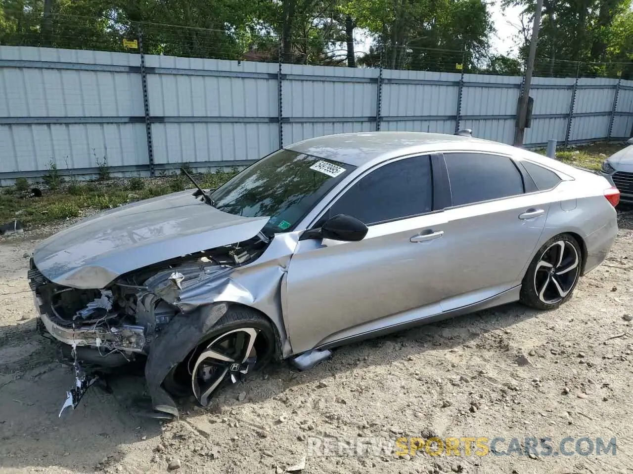 1 Photograph of a damaged car 1HGCV1F3XMA045194 HONDA ACCORD 2021