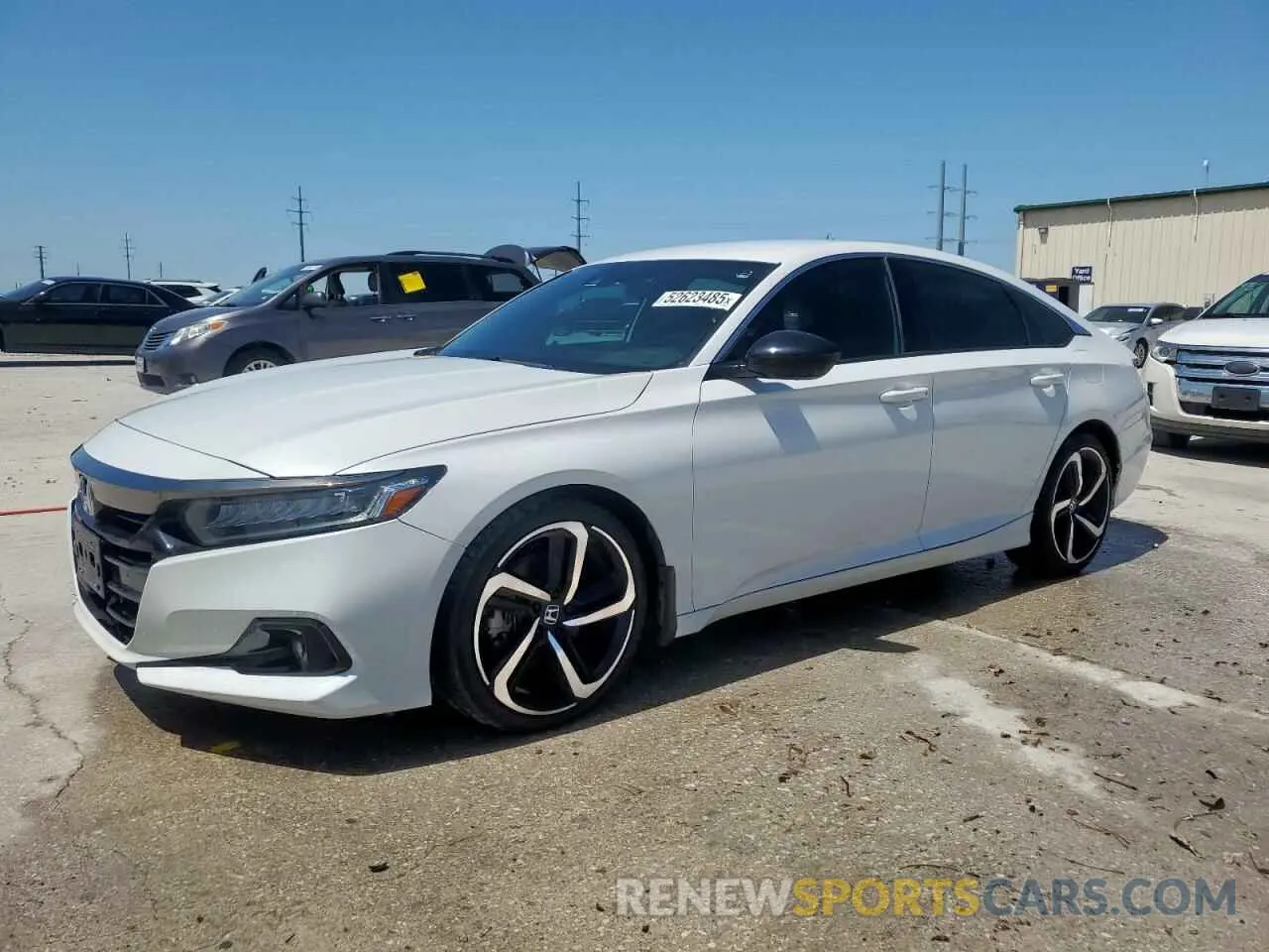 1 Photograph of a damaged car 1HGCV1F3XMA054008 HONDA ACCORD 2021