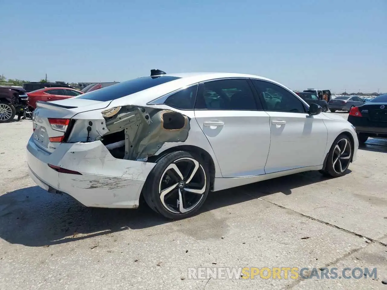 3 Photograph of a damaged car 1HGCV1F3XMA054008 HONDA ACCORD 2021