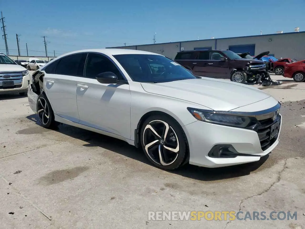 4 Photograph of a damaged car 1HGCV1F3XMA054008 HONDA ACCORD 2021