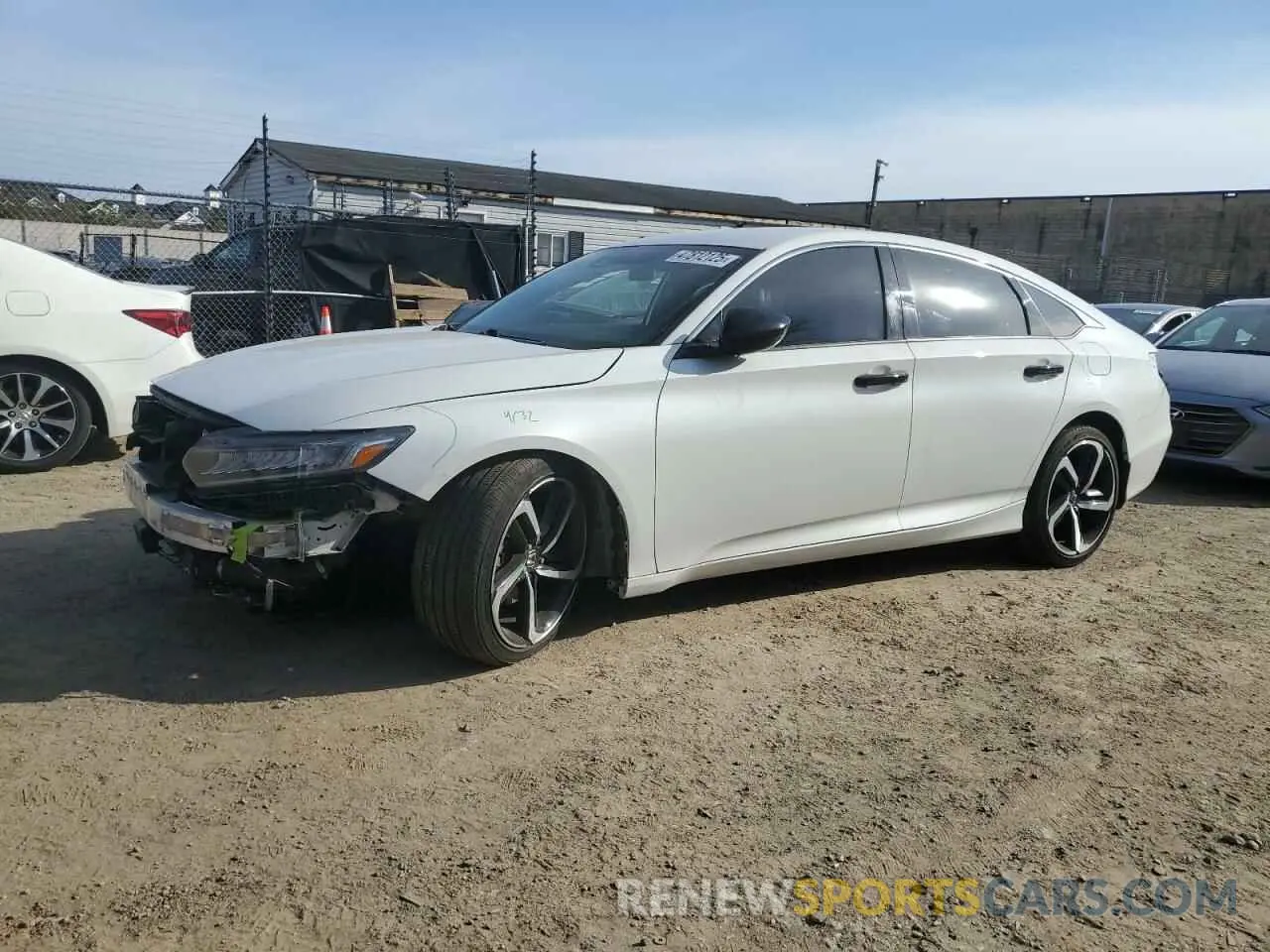 1 Photograph of a damaged car 1HGCV1F3XMA060133 HONDA ACCORD 2021
