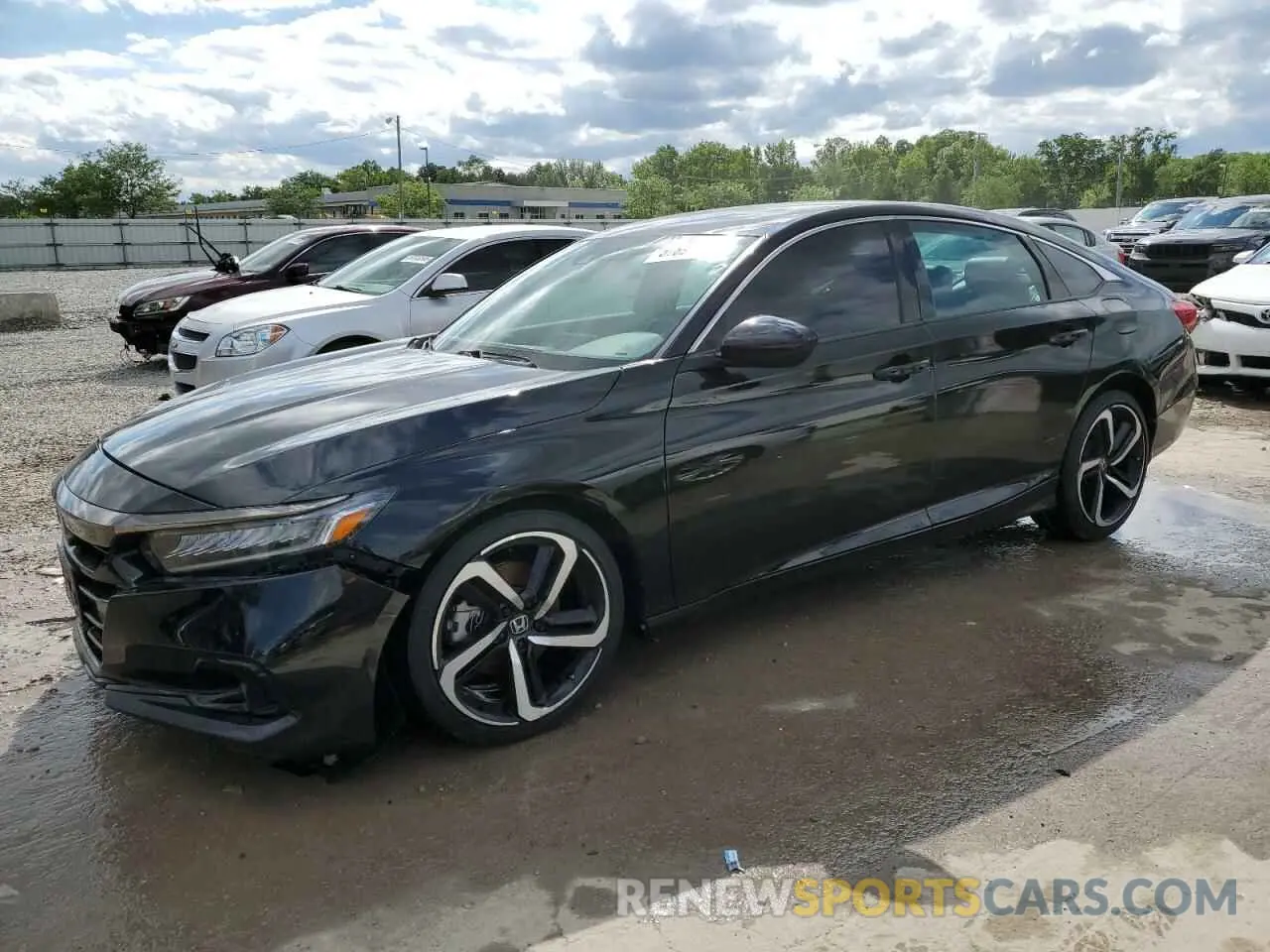 1 Photograph of a damaged car 1HGCV1F3XMA073156 HONDA ACCORD 2021
