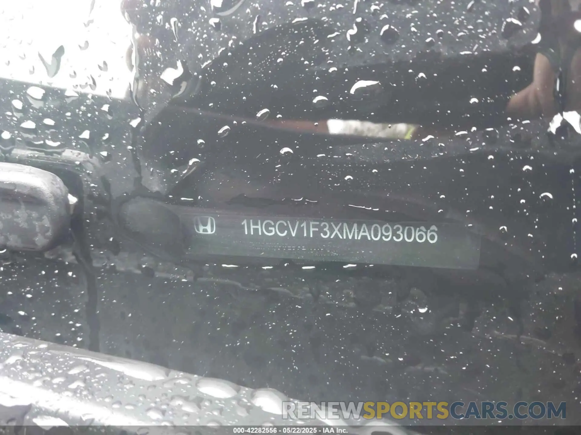 17 Photograph of a damaged car 1HGCV1F3XMA093066 HONDA ACCORD 2021