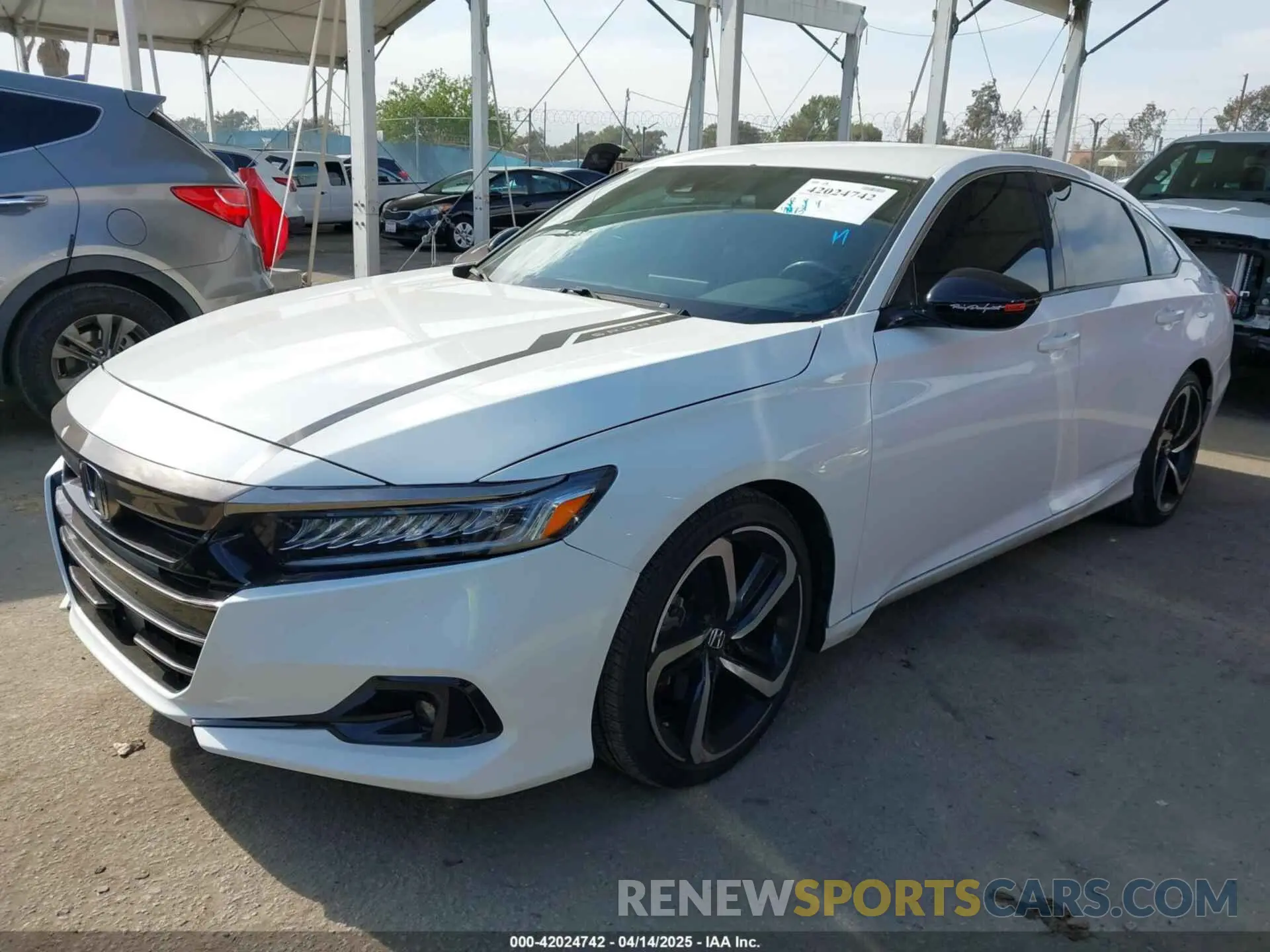 2 Photograph of a damaged car 1HGCV1F3XMA108729 HONDA ACCORD 2021