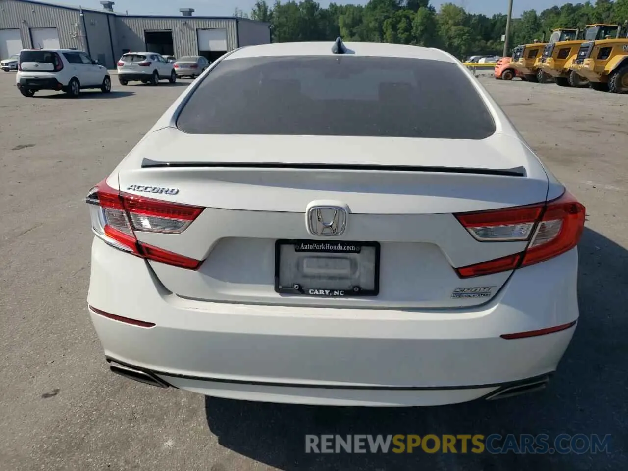 6 Photograph of a damaged car 1HGCV1F40MA053121 HONDA ACCORD 2021