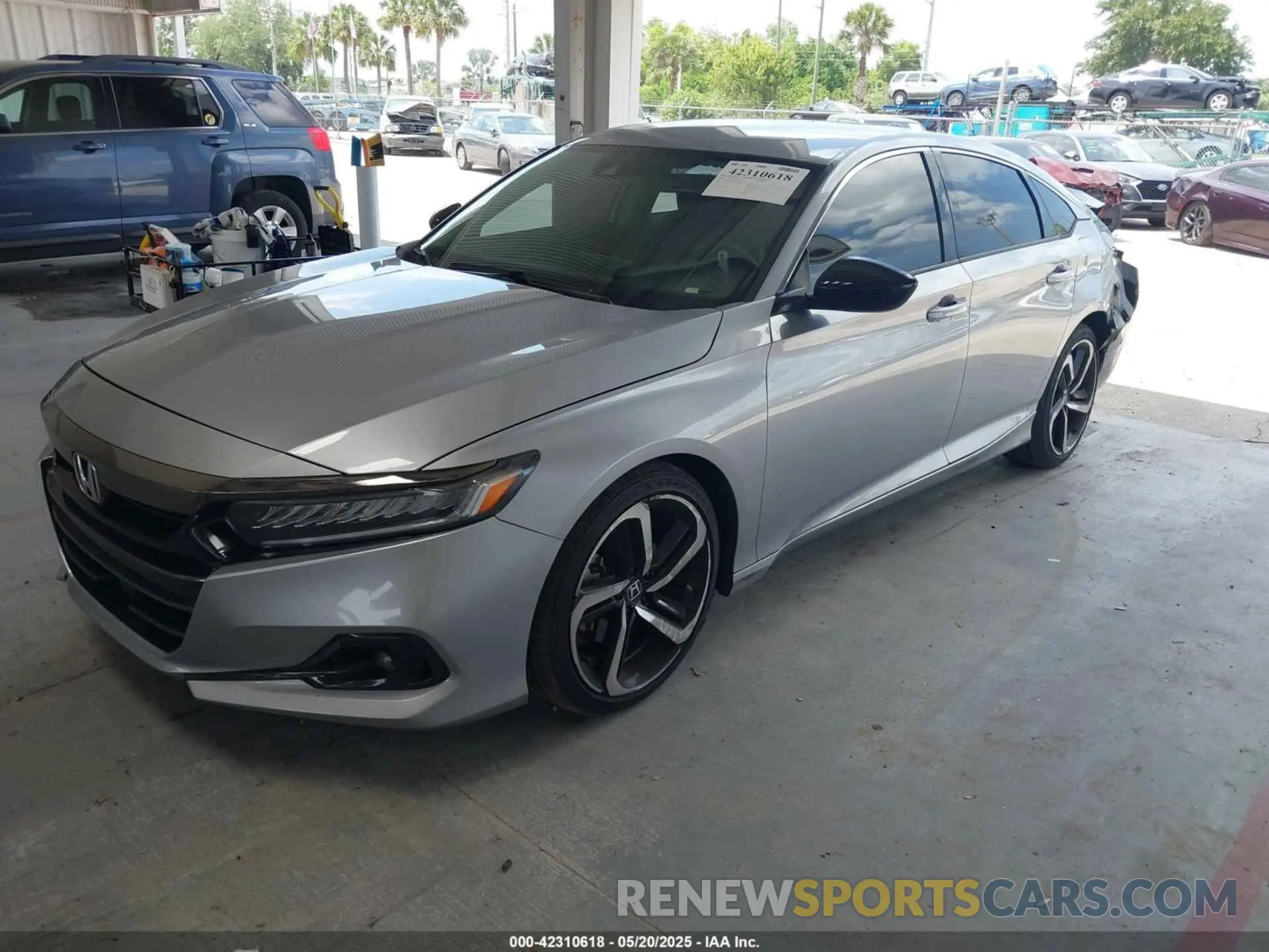 2 Photograph of a damaged car 1HGCV1F40MA068265 HONDA ACCORD 2021