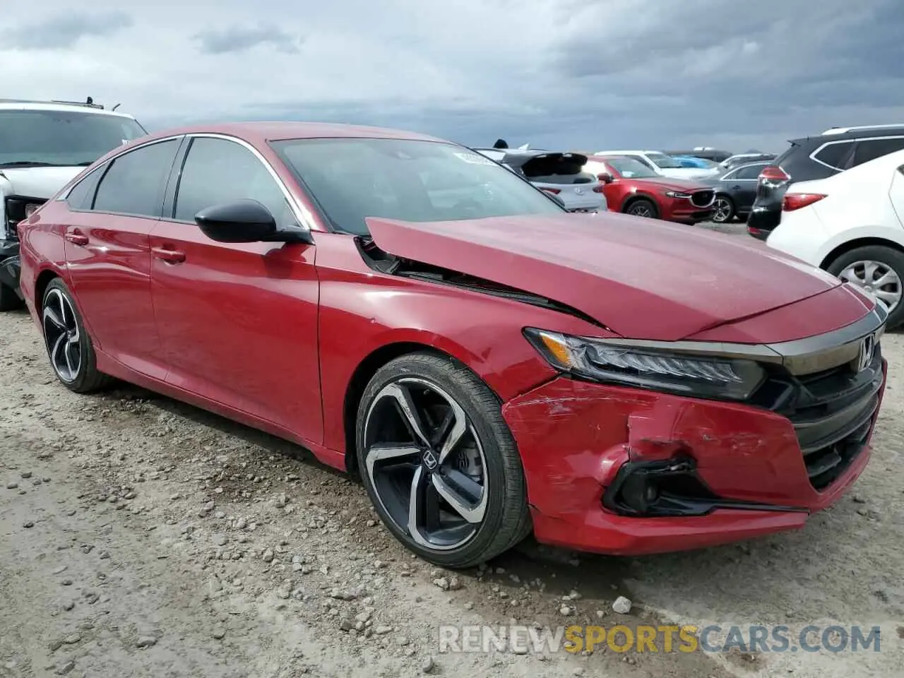 4 Photograph of a damaged car 1HGCV1F40MA119103 HONDA ACCORD 2021
