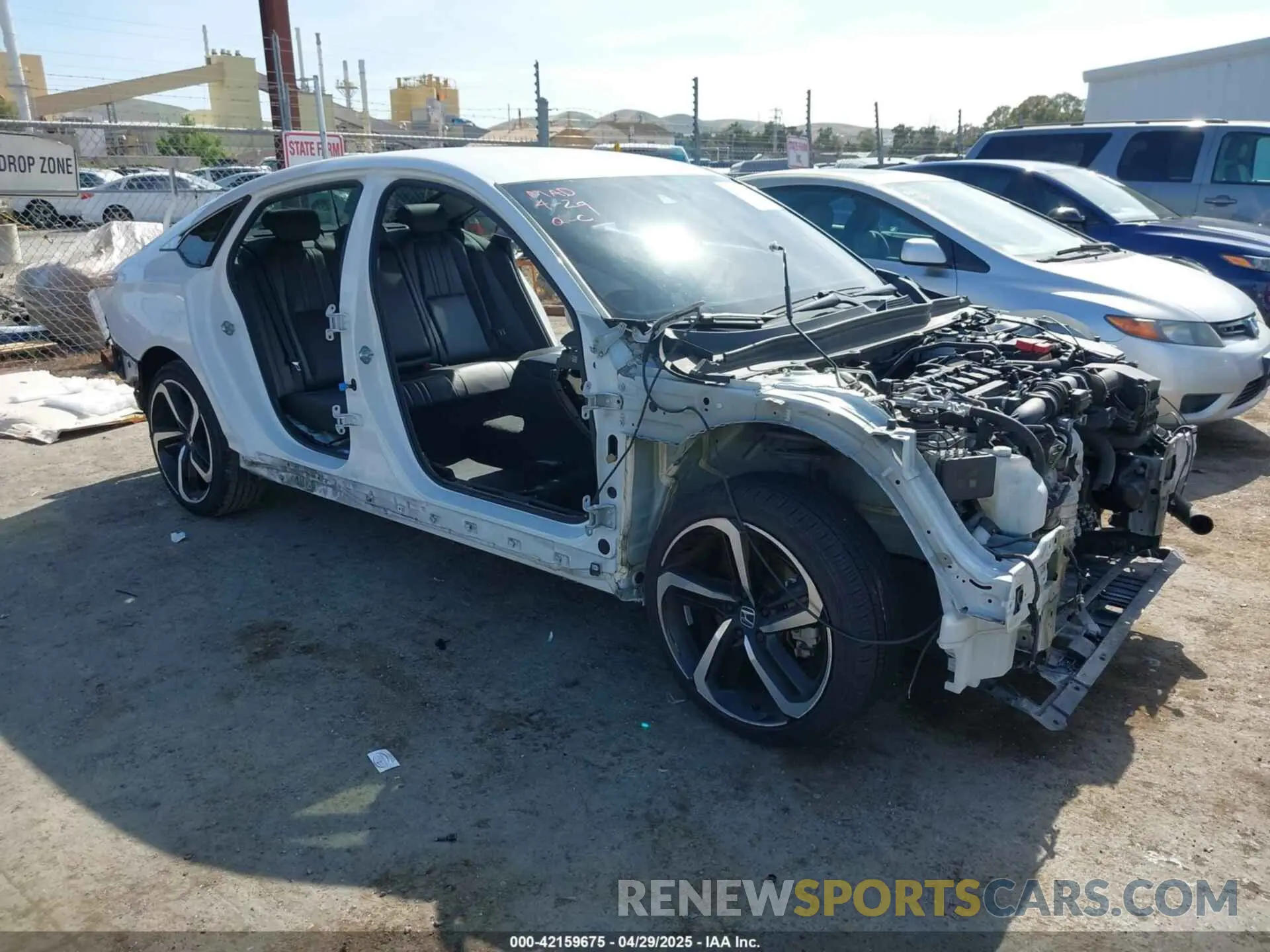 1 Photograph of a damaged car 1HGCV1F41MA009581 HONDA ACCORD 2021