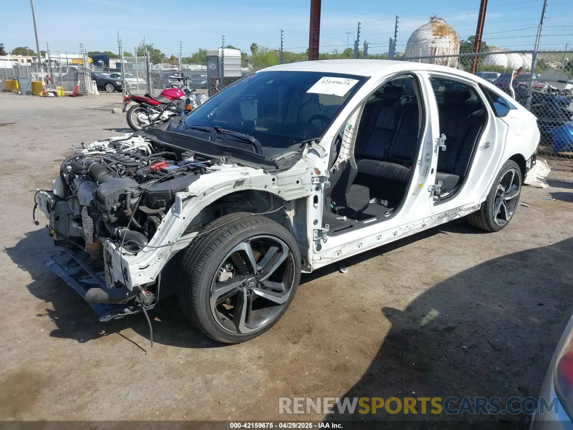 2 Photograph of a damaged car 1HGCV1F41MA009581 HONDA ACCORD 2021