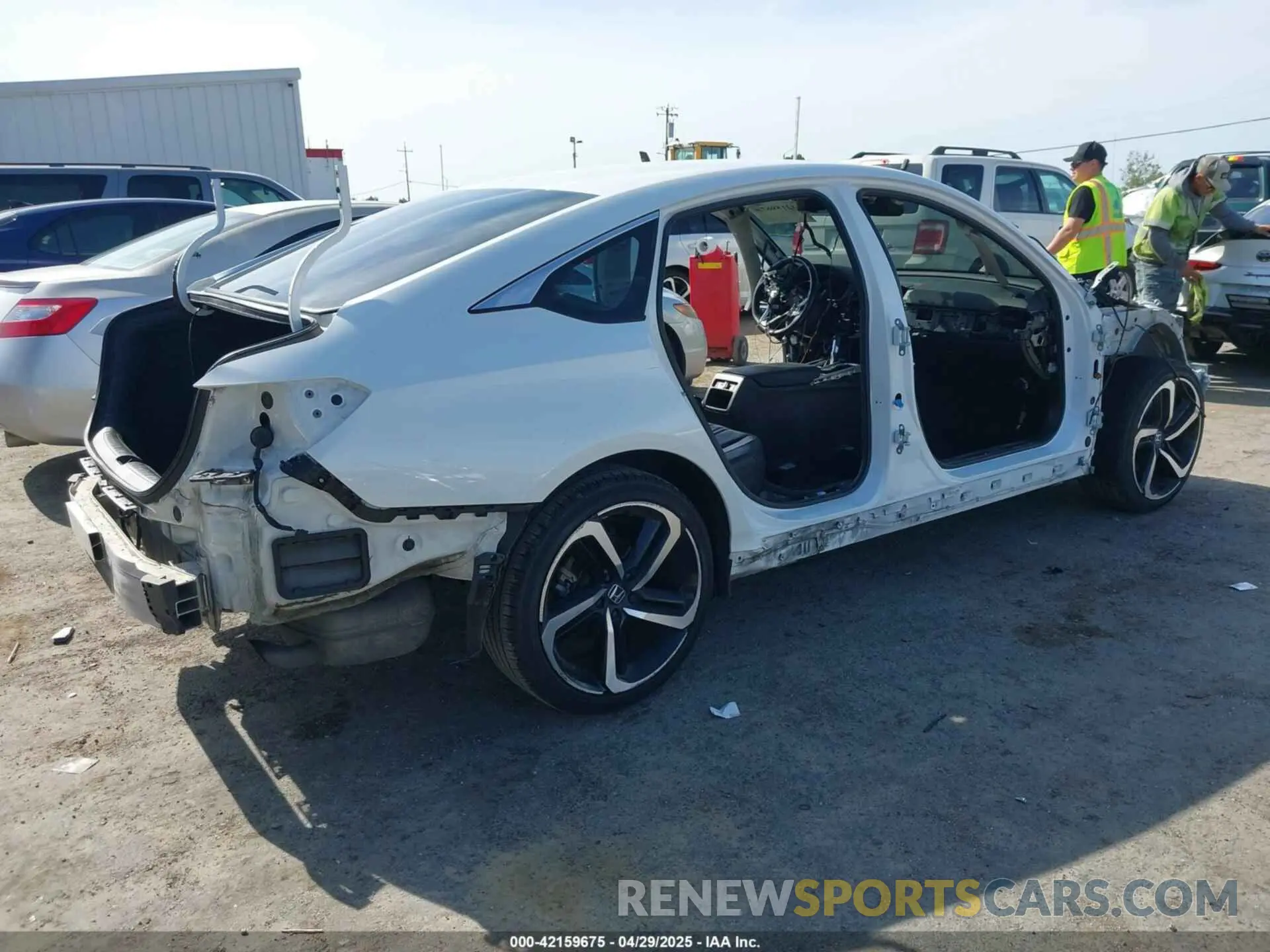 4 Photograph of a damaged car 1HGCV1F41MA009581 HONDA ACCORD 2021