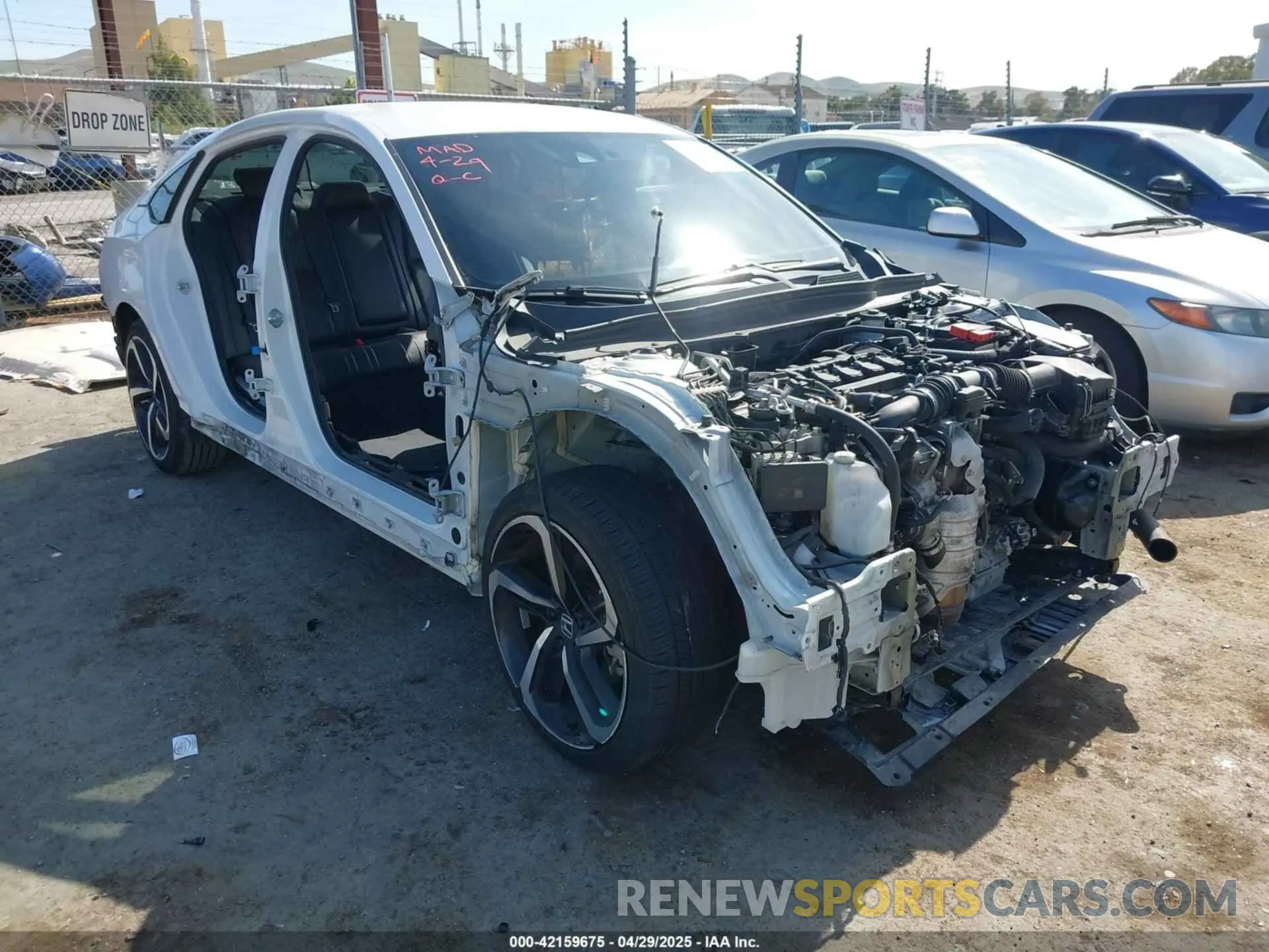 6 Photograph of a damaged car 1HGCV1F41MA009581 HONDA ACCORD 2021