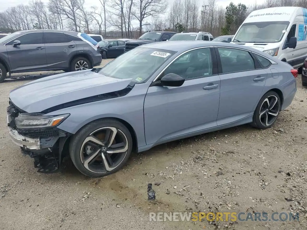 1 Photograph of a damaged car 1HGCV1F41MA009631 HONDA ACCORD 2021
