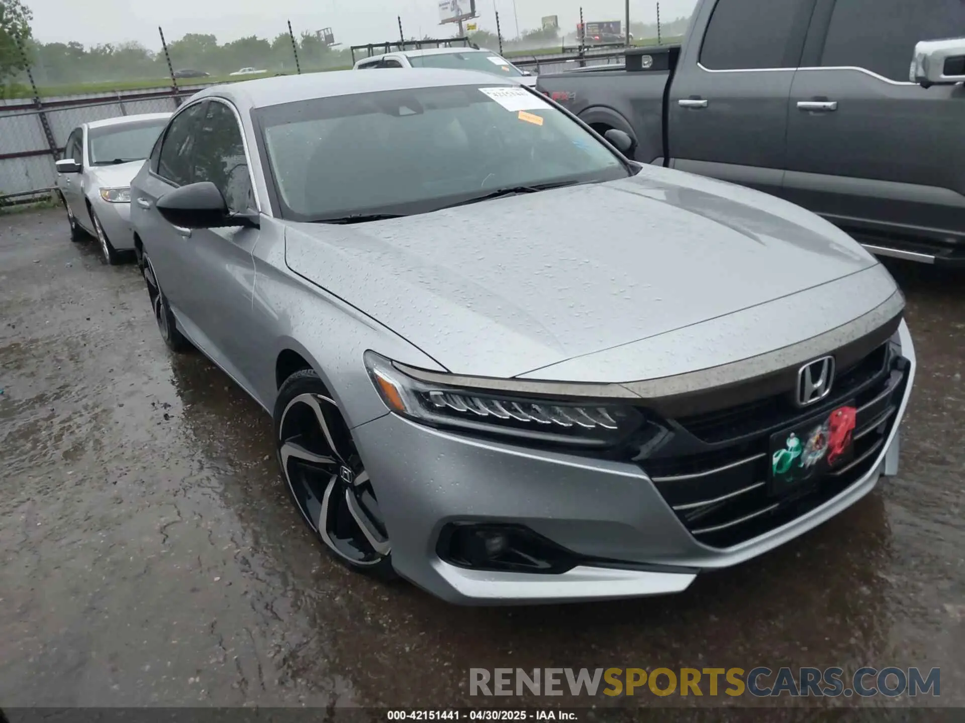 1 Photograph of a damaged car 1HGCV1F41MA012268 HONDA ACCORD 2021