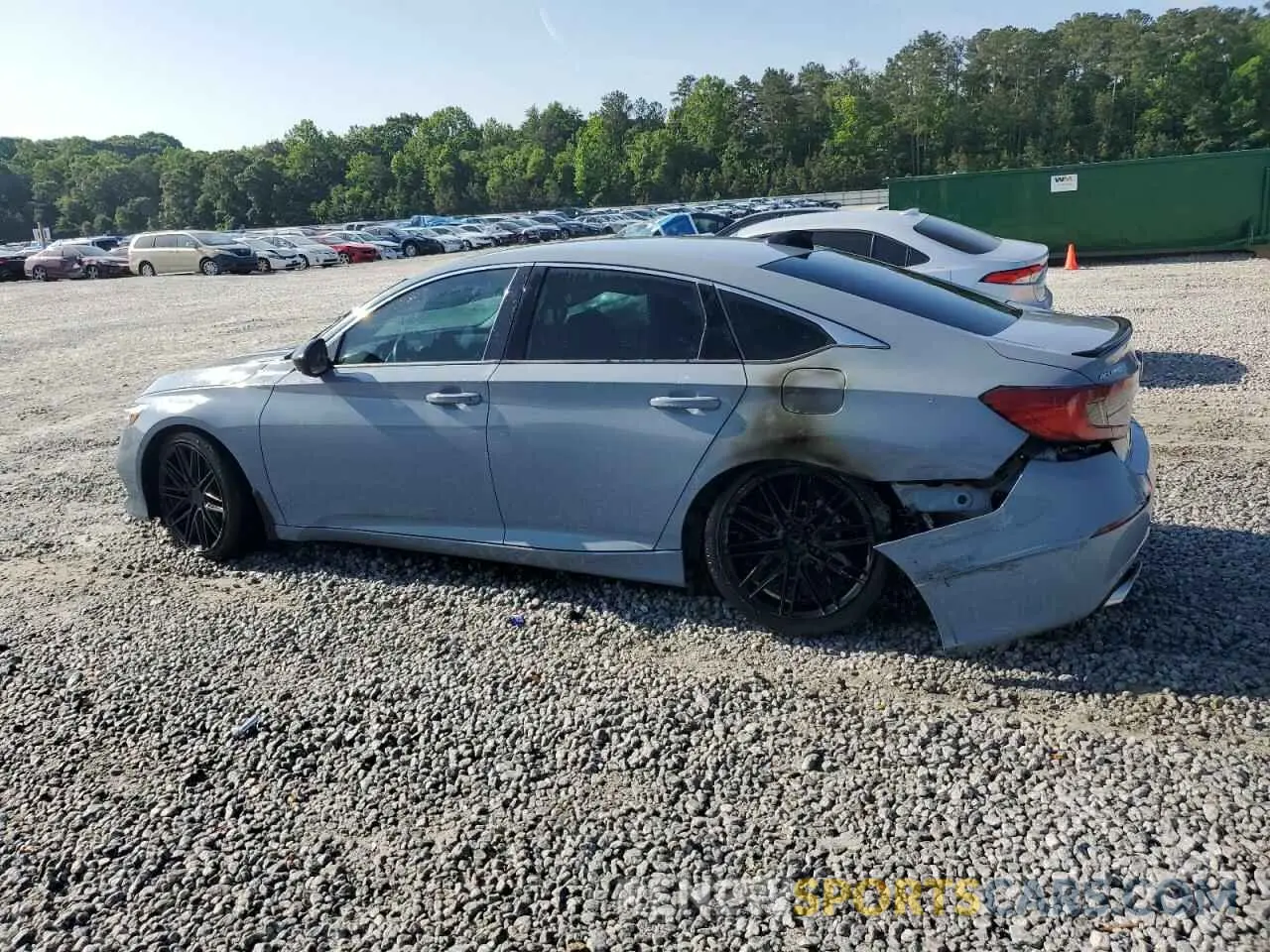 2 Photograph of a damaged car 1HGCV1F41MA015512 HONDA ACCORD 2021