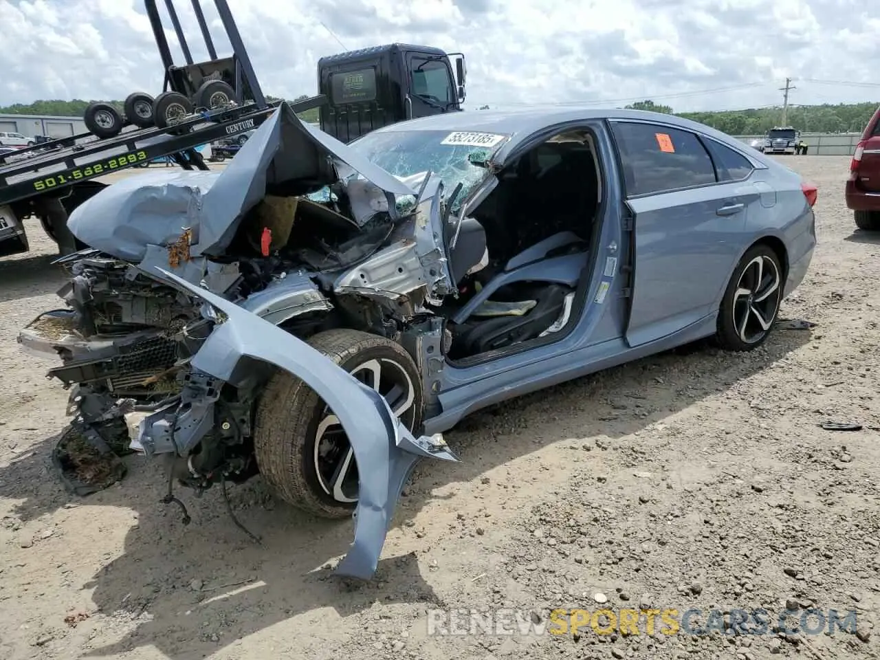 1 Photograph of a damaged car 1HGCV1F41MA024968 HONDA ACCORD 2021