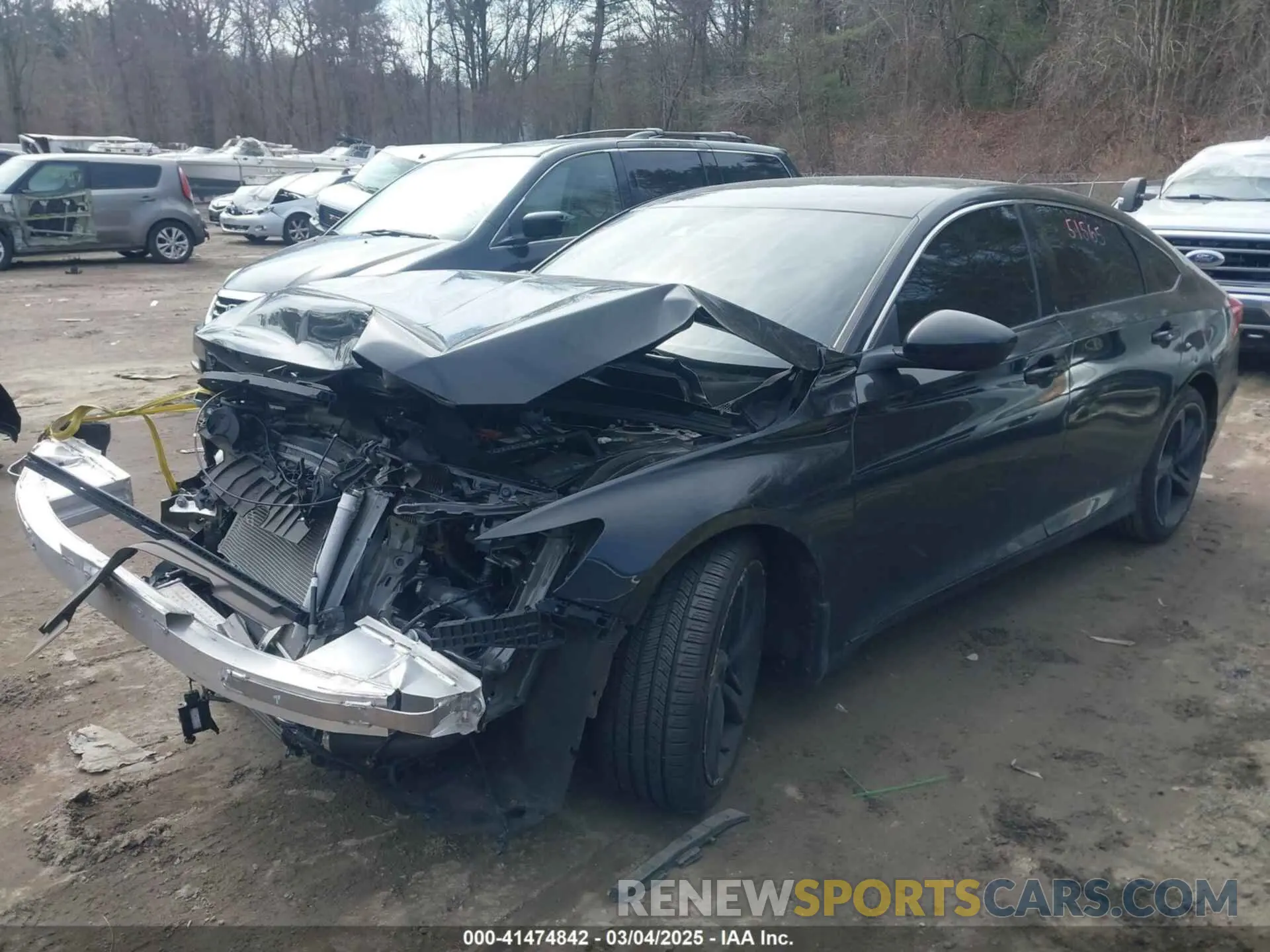 2 Photograph of a damaged car 1HGCV1F41MA063754 HONDA ACCORD 2021