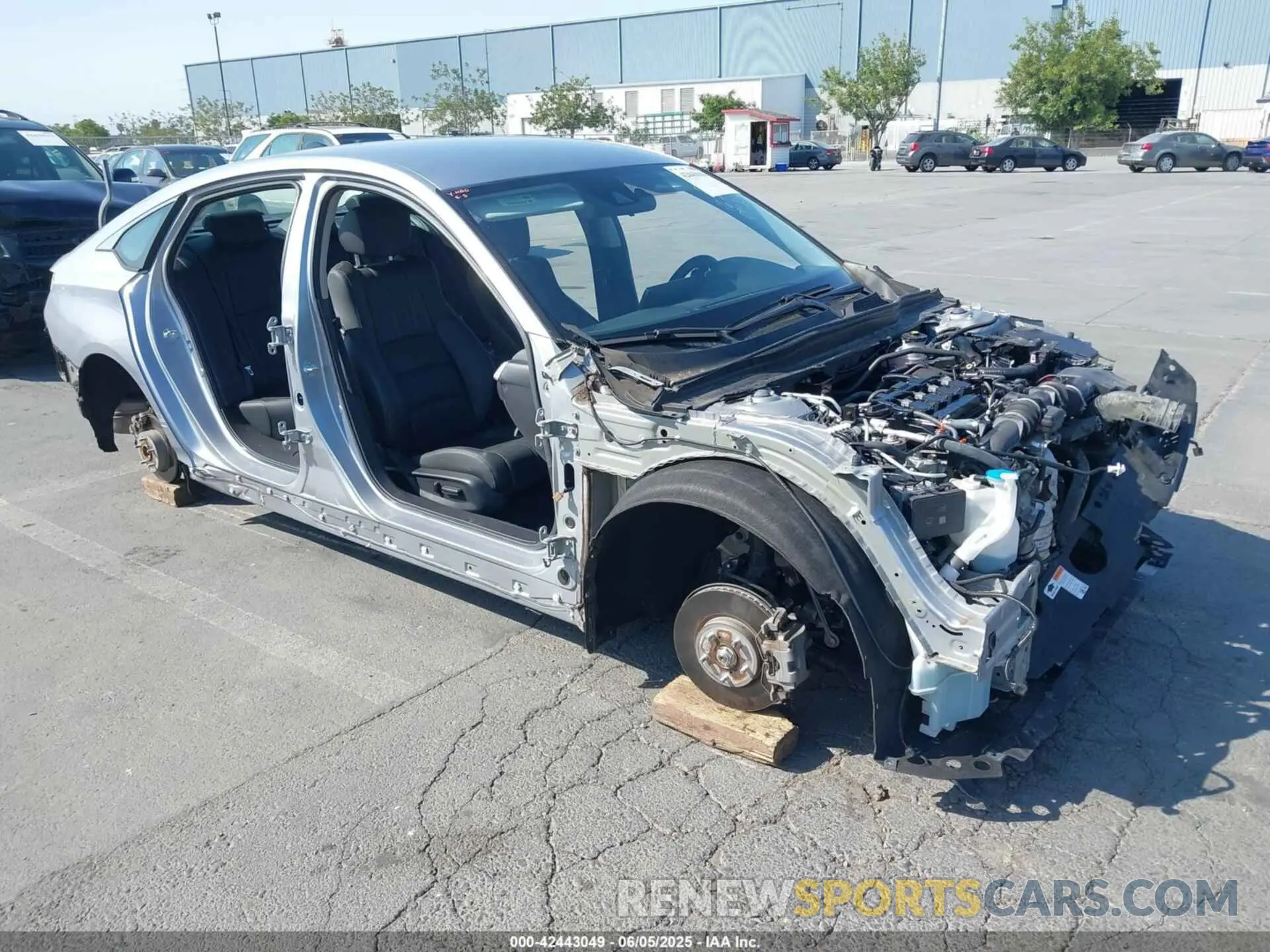 1 Photograph of a damaged car 1HGCV1F41MA091702 HONDA ACCORD 2021