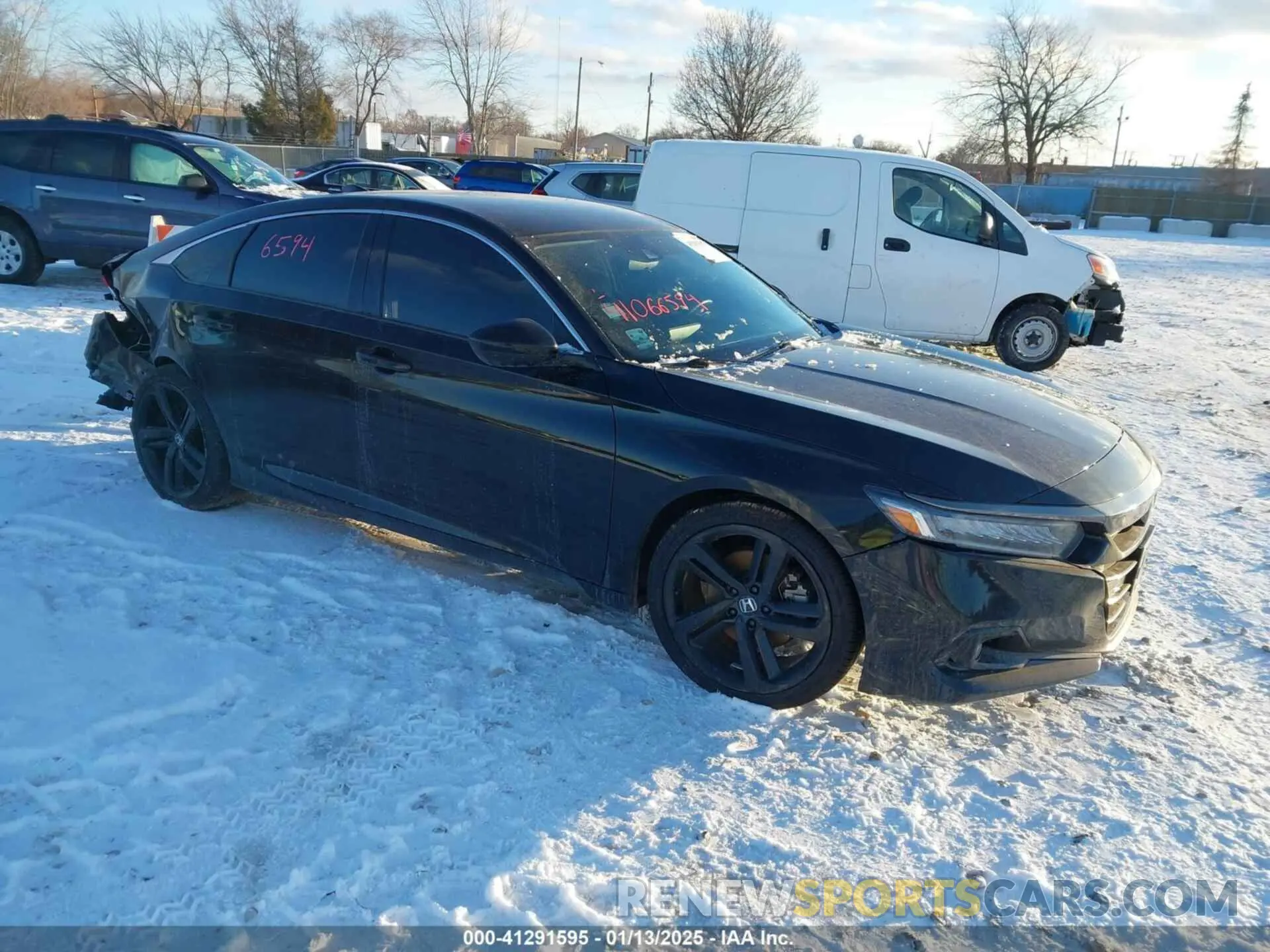 1 Photograph of a damaged car 1HGCV1F41MA110670 HONDA ACCORD 2021
