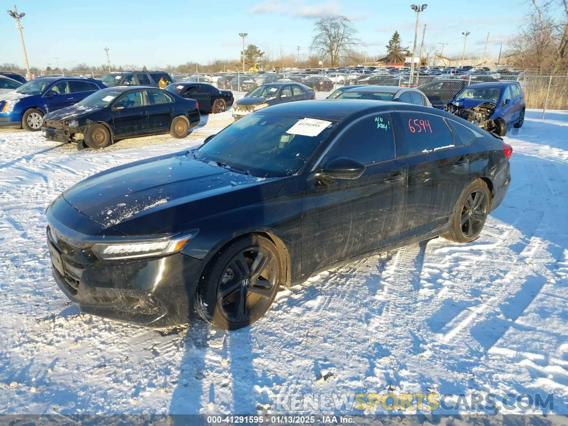 2 Photograph of a damaged car 1HGCV1F41MA110670 HONDA ACCORD 2021