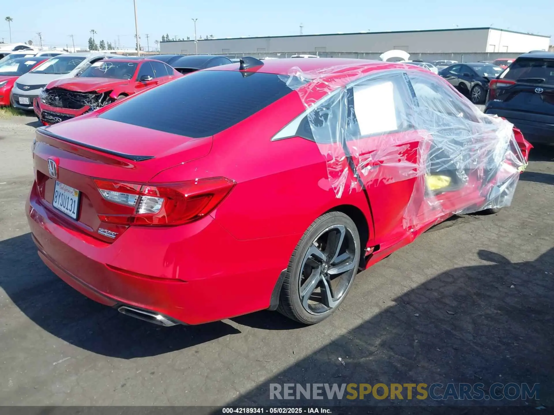 4 Photograph of a damaged car 1HGCV1F41MA115884 HONDA ACCORD 2021
