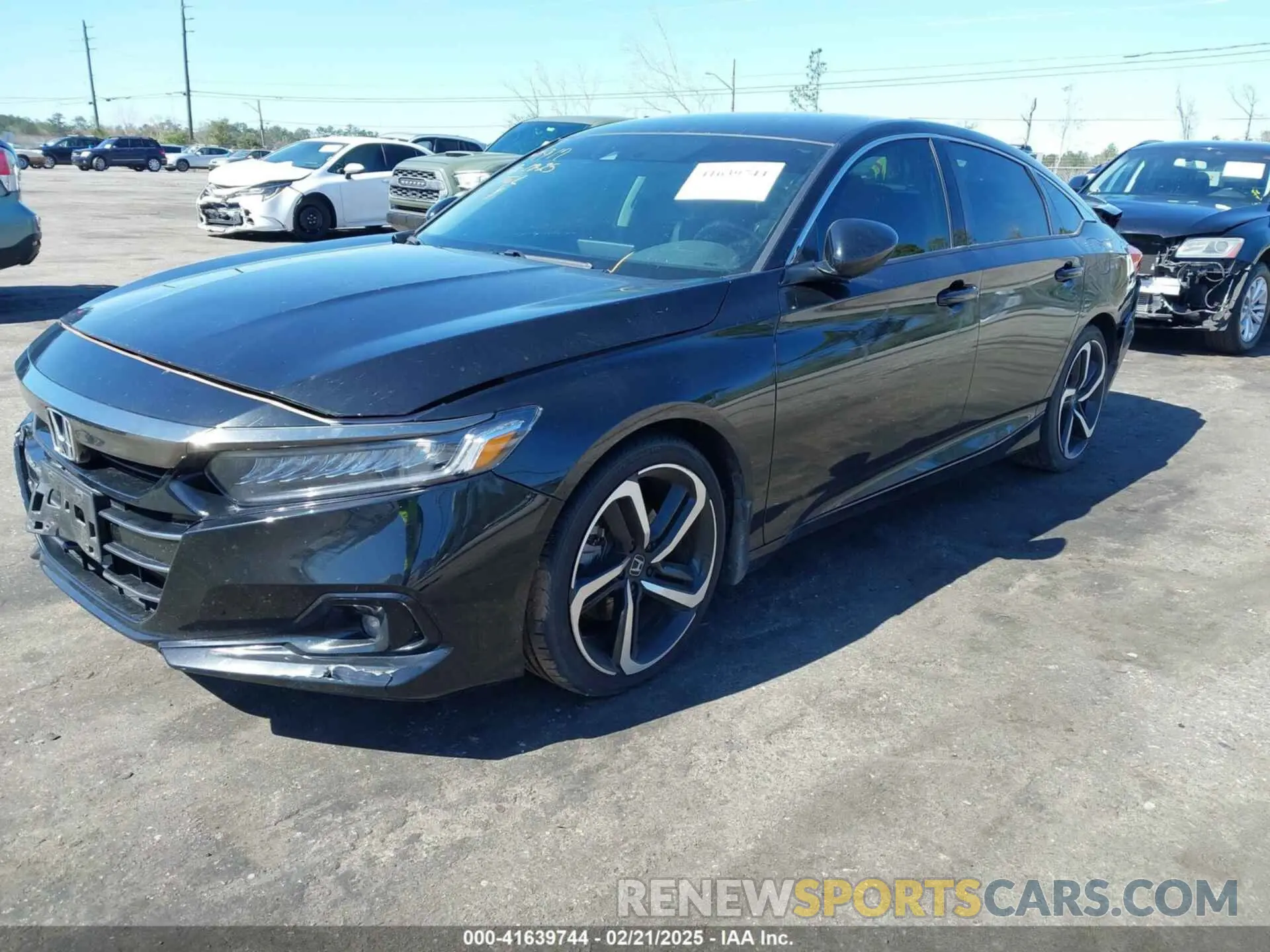 2 Photograph of a damaged car 1HGCV1F41MA119028 HONDA ACCORD 2021