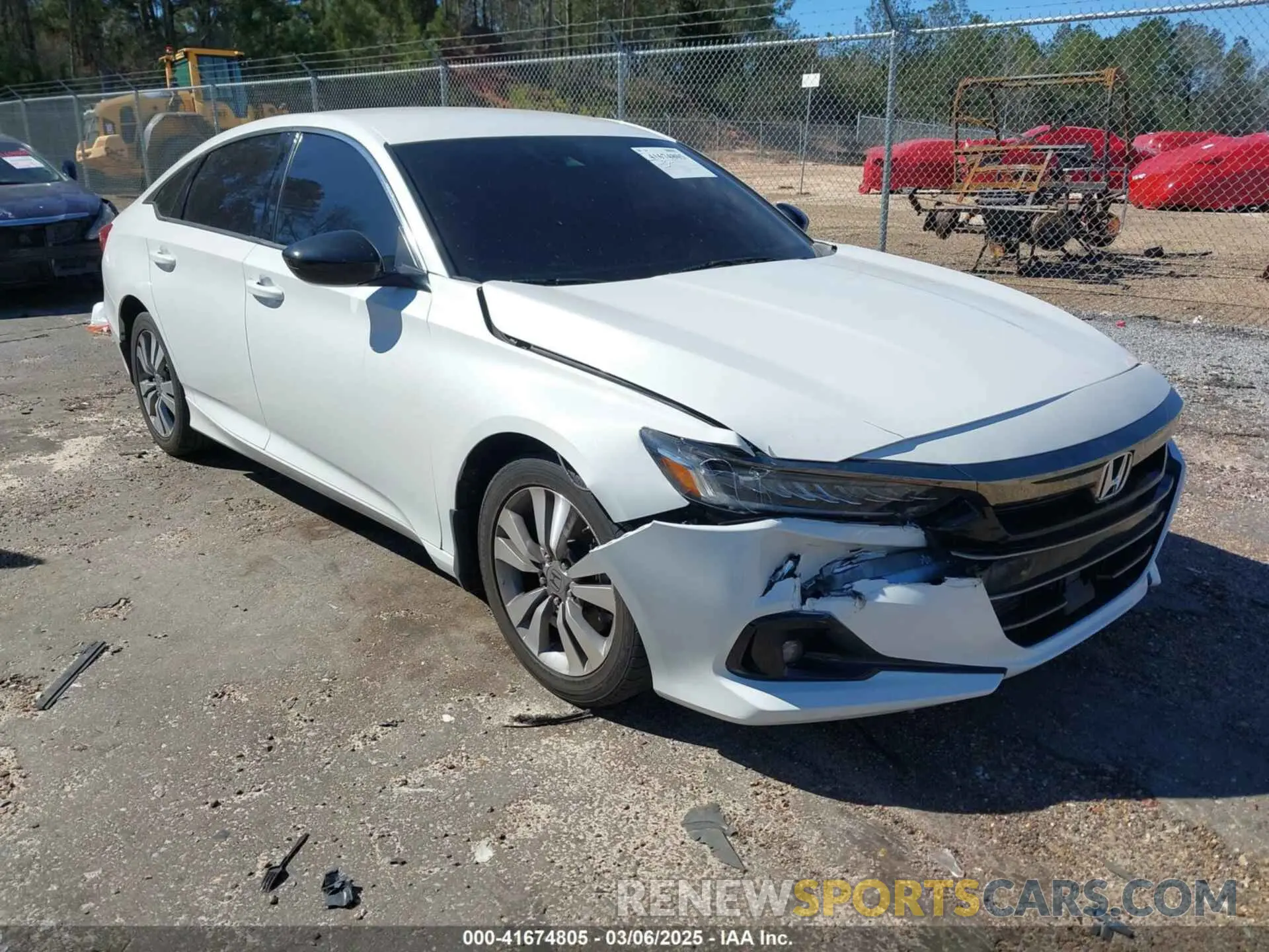 1 Photograph of a damaged car 1HGCV1F42MA025255 HONDA ACCORD 2021