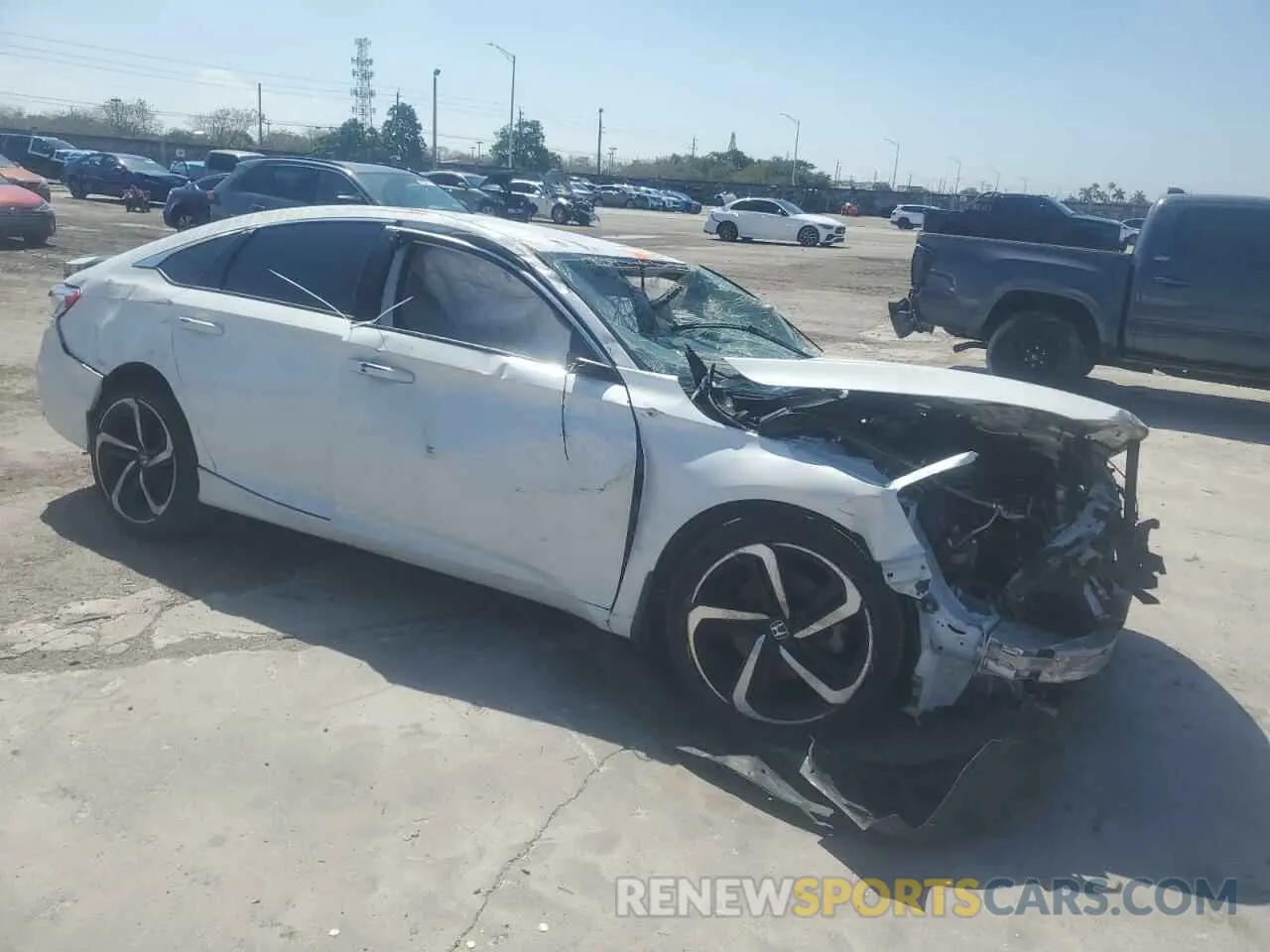 4 Photograph of a damaged car 1HGCV1F42MA034490 HONDA ACCORD 2021