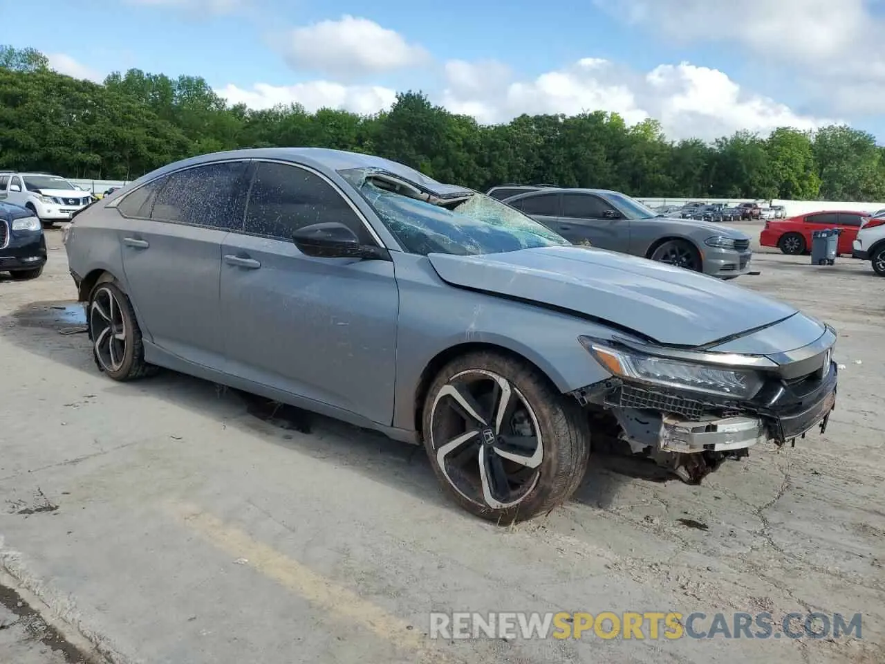 4 Photograph of a damaged car 1HGCV1F42MA042105 HONDA ACCORD 2021