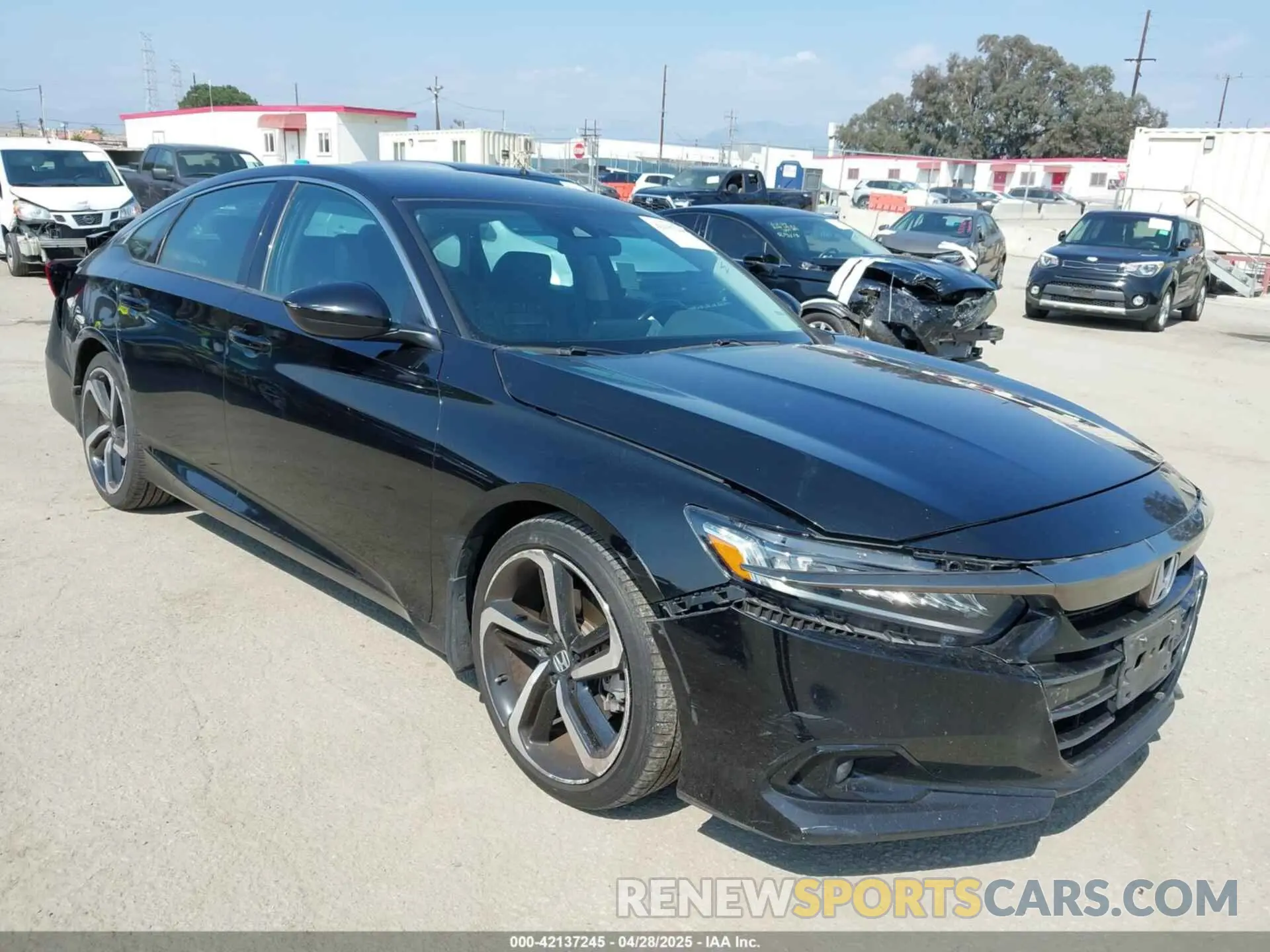 1 Photograph of a damaged car 1HGCV1F42MA043156 HONDA ACCORD 2021