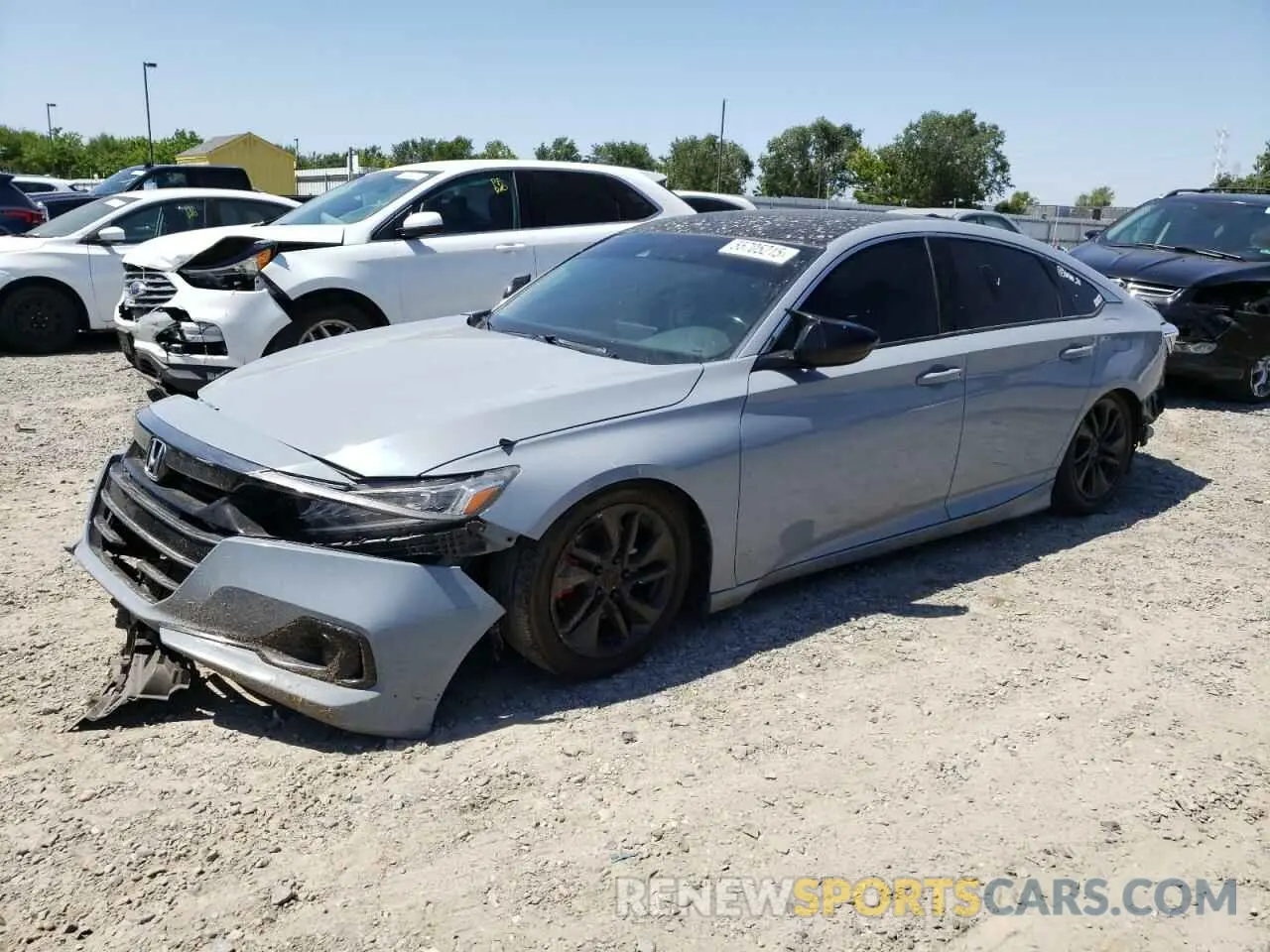 1 Photograph of a damaged car 1HGCV1F42MA048101 HONDA ACCORD 2021