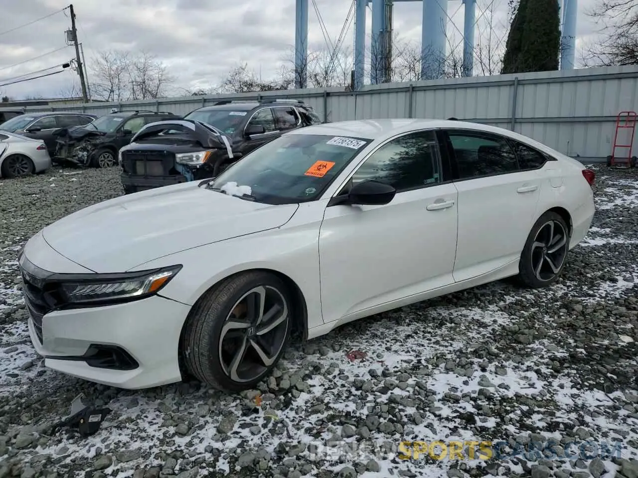 1 Photograph of a damaged car 1HGCV1F42MA055498 HONDA ACCORD 2021