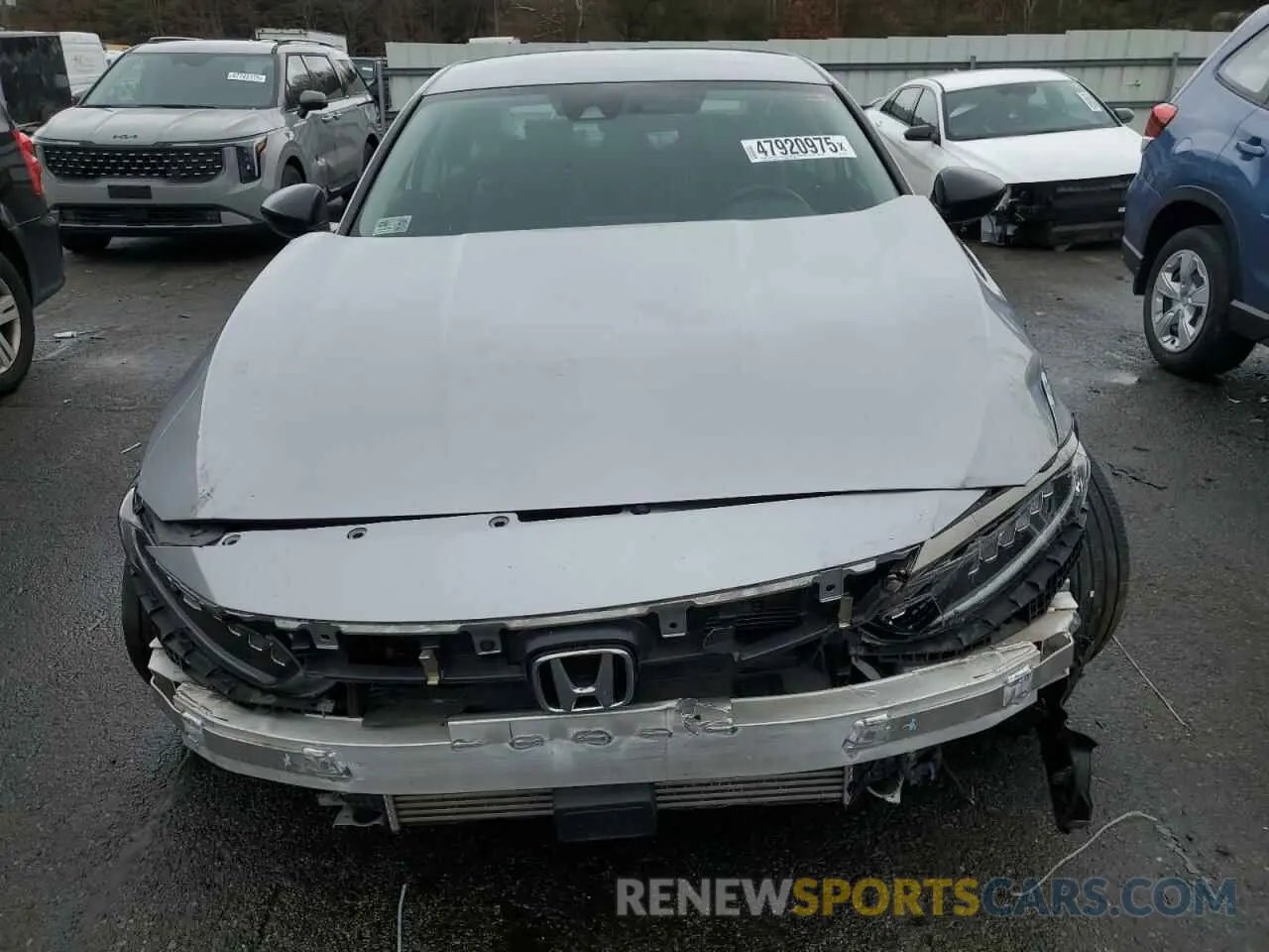 5 Photograph of a damaged car 1HGCV1F42MA071331 HONDA ACCORD 2021