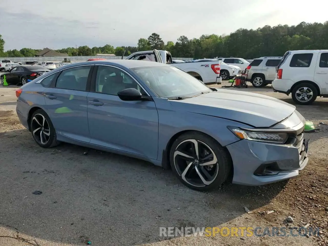 4 Photograph of a damaged car 1HGCV1F42MA084435 HONDA ACCORD 2021