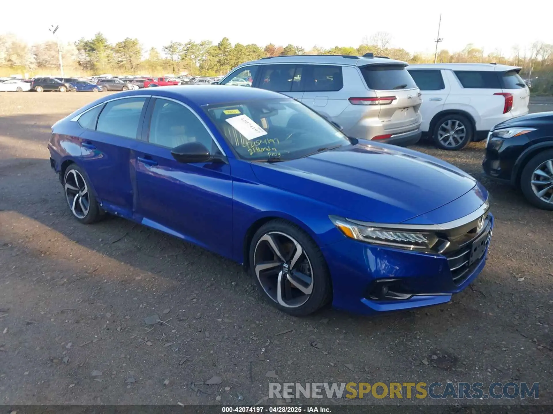 1 Photograph of a damaged car 1HGCV1F42MA112251 HONDA ACCORD 2021
