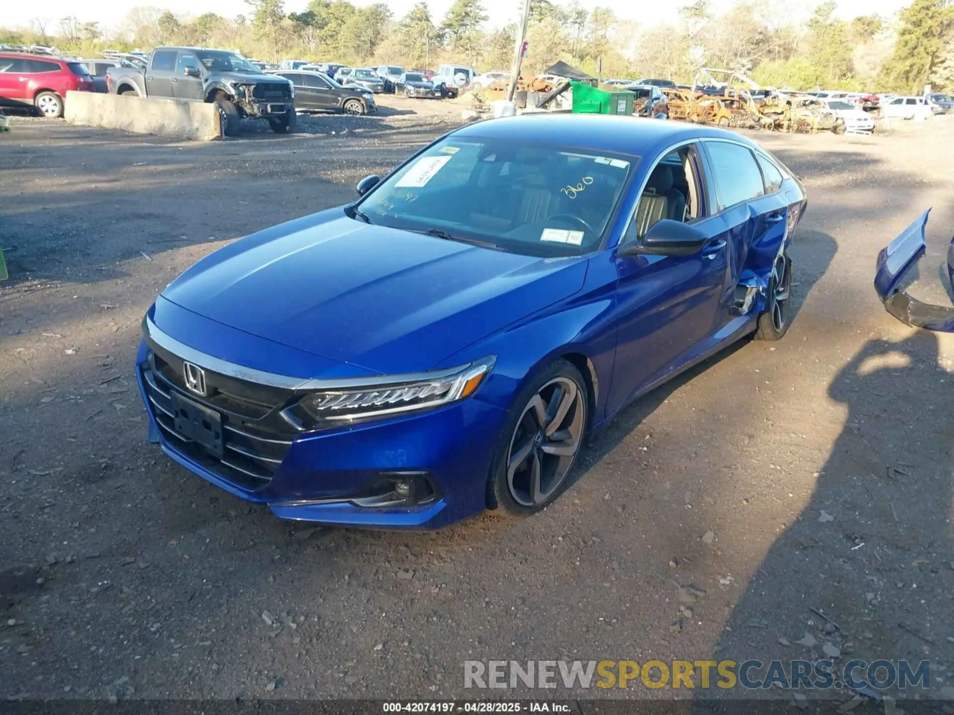 2 Photograph of a damaged car 1HGCV1F42MA112251 HONDA ACCORD 2021