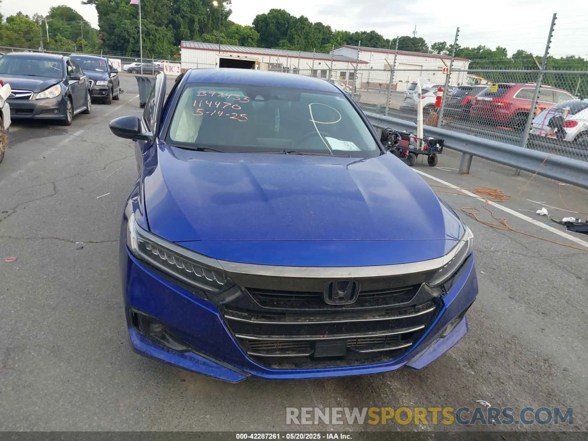 11 Photograph of a damaged car 1HGCV1F42MA114470 HONDA ACCORD 2021