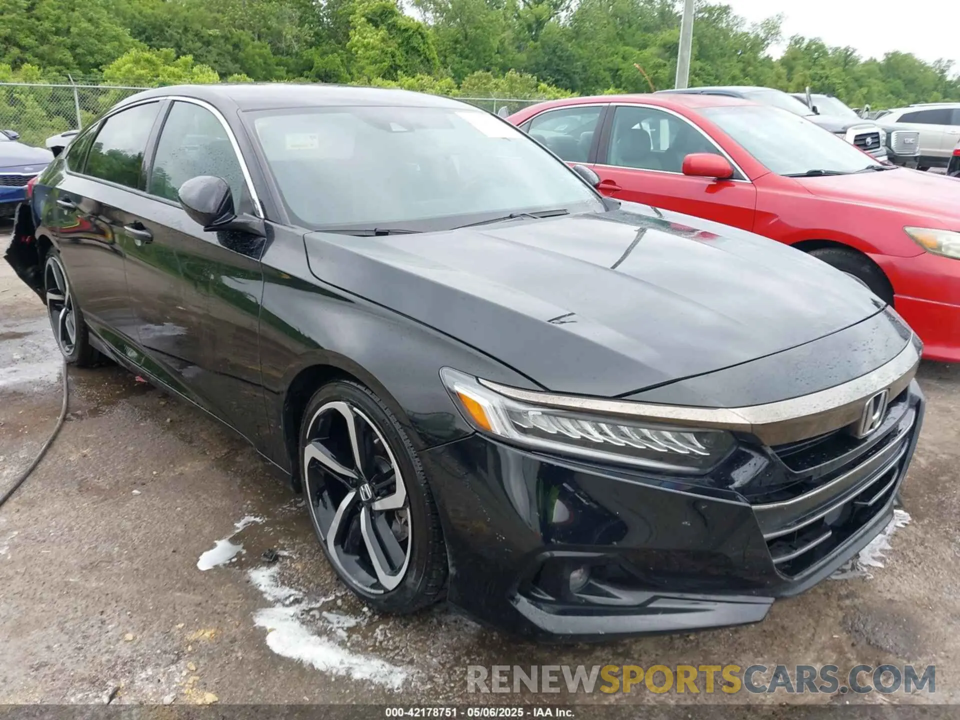 1 Photograph of a damaged car 1HGCV1F43MA008464 HONDA ACCORD 2021