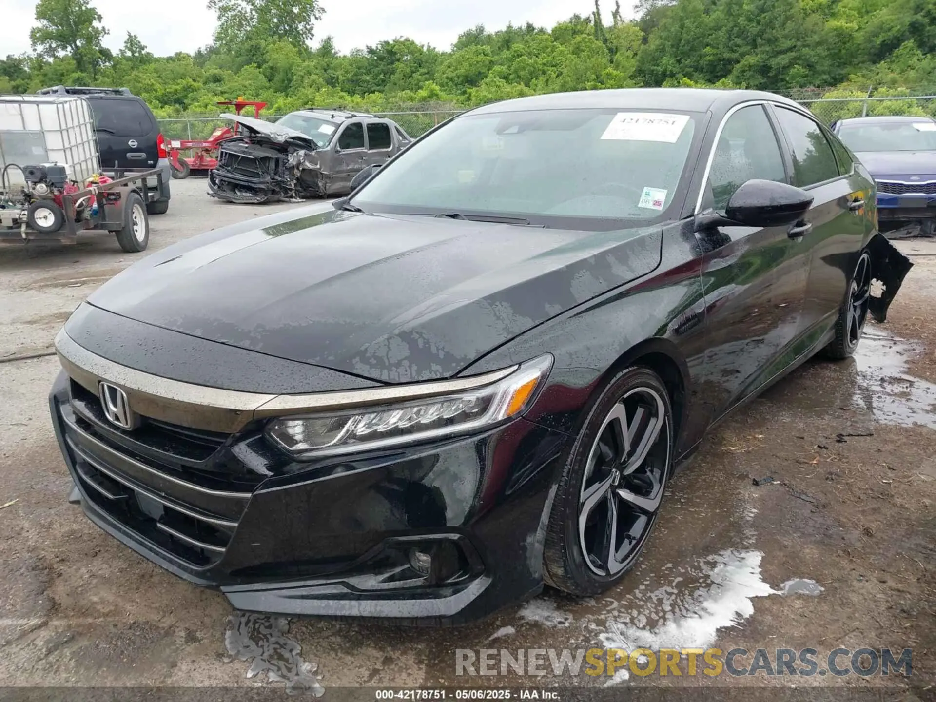 2 Photograph of a damaged car 1HGCV1F43MA008464 HONDA ACCORD 2021
