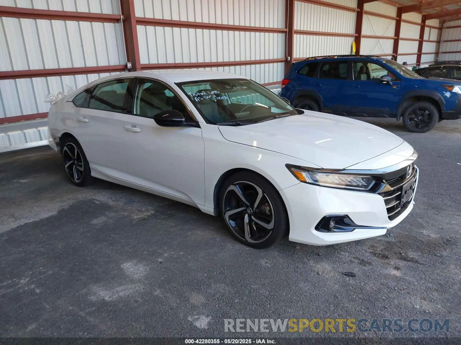 1 Photograph of a damaged car 1HGCV1F43MA011851 HONDA ACCORD 2021