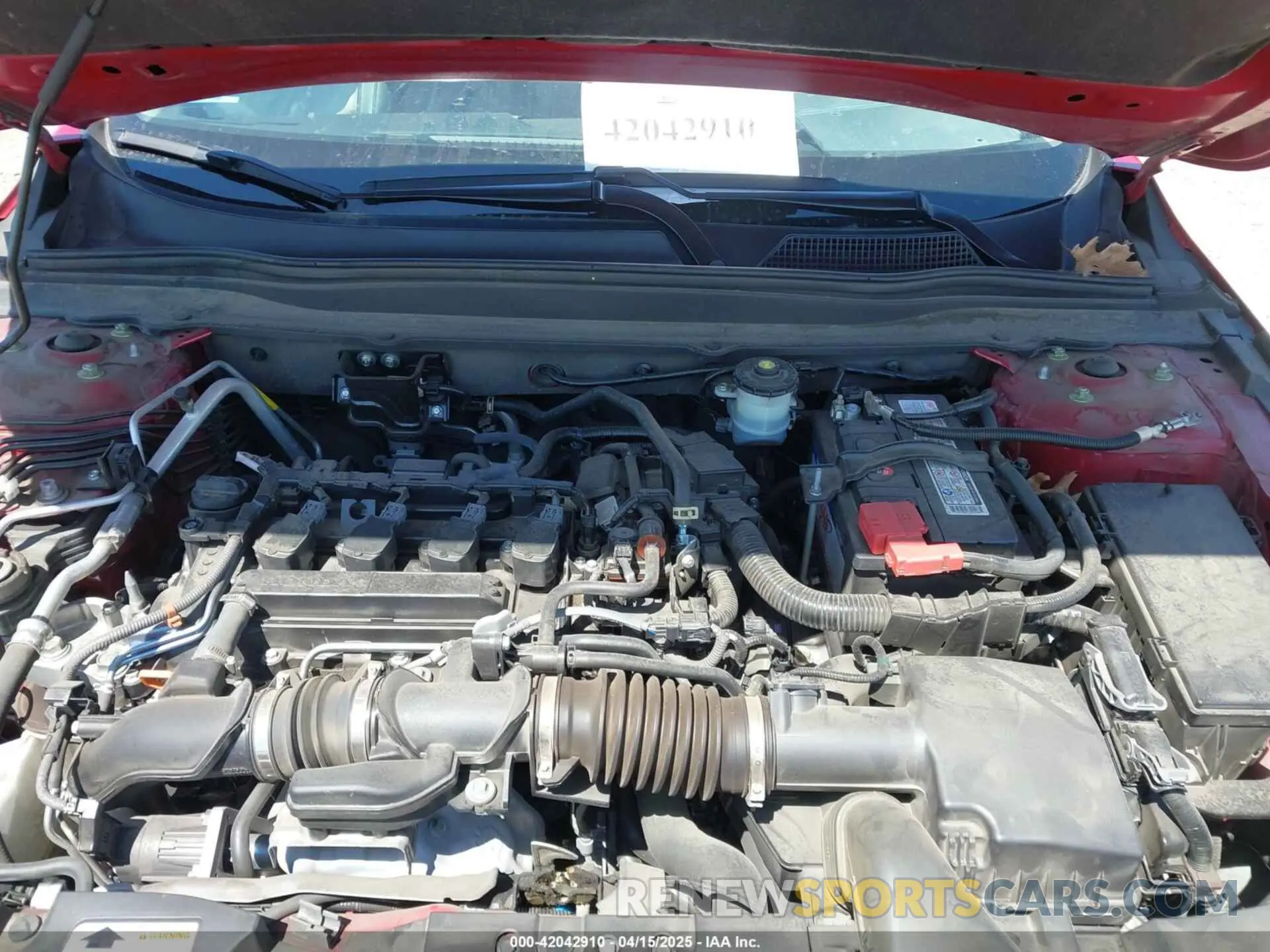 10 Photograph of a damaged car 1HGCV1F43MA027547 HONDA ACCORD 2021