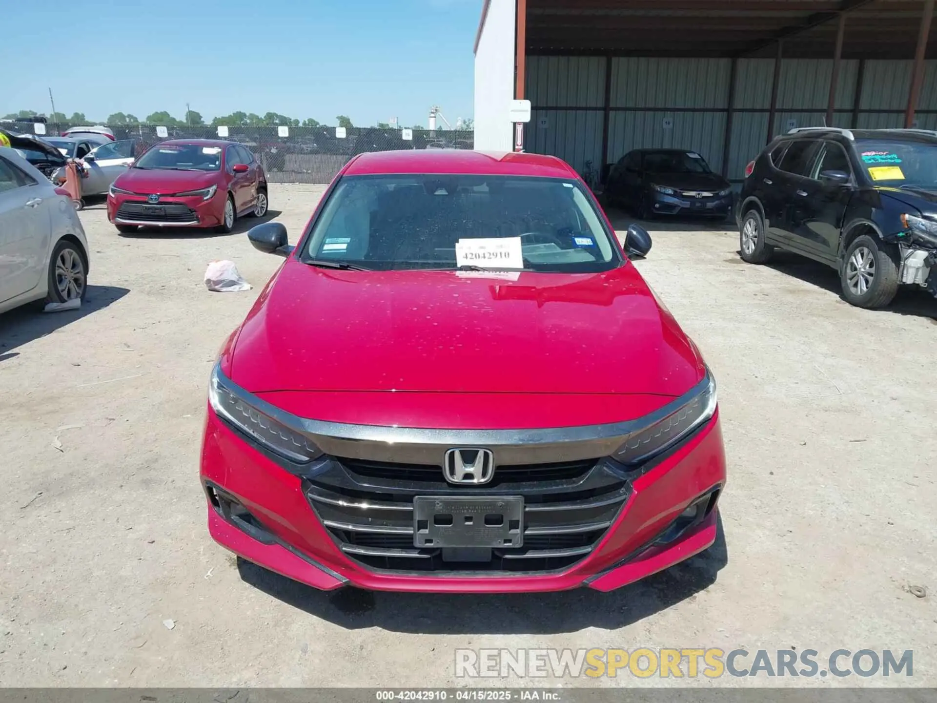 12 Photograph of a damaged car 1HGCV1F43MA027547 HONDA ACCORD 2021