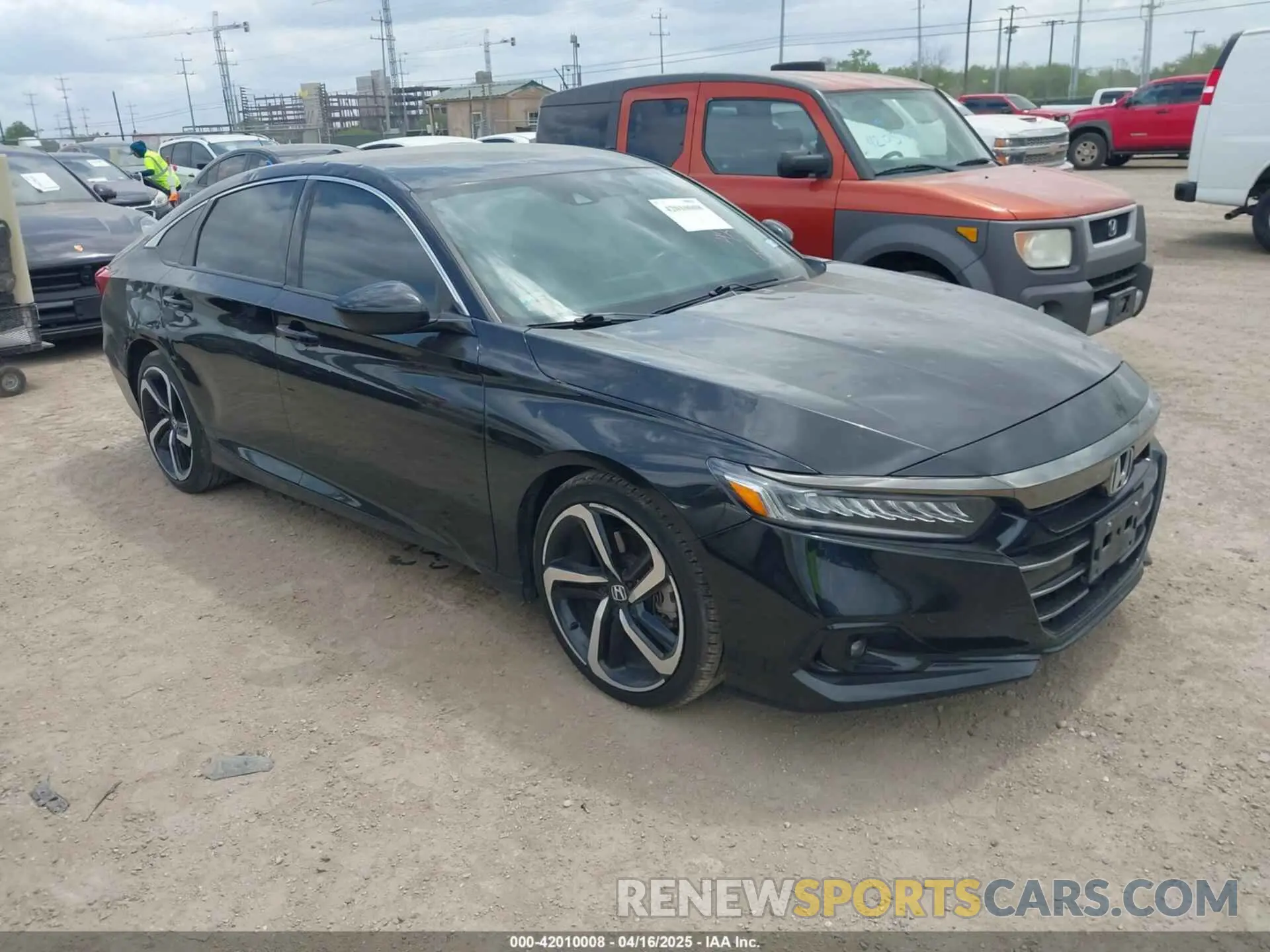 1 Photograph of a damaged car 1HGCV1F43MA043652 HONDA ACCORD 2021