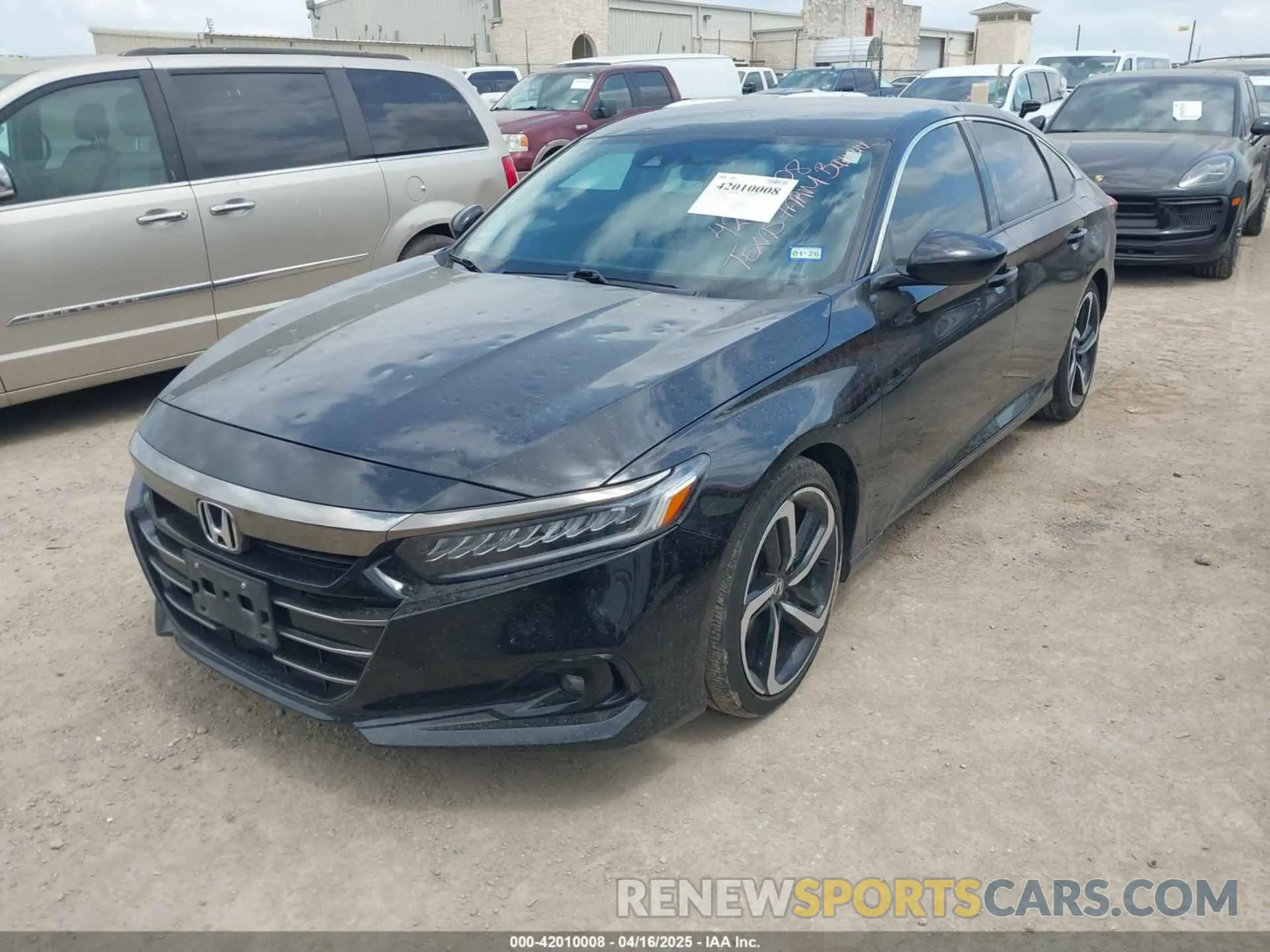 2 Photograph of a damaged car 1HGCV1F43MA043652 HONDA ACCORD 2021