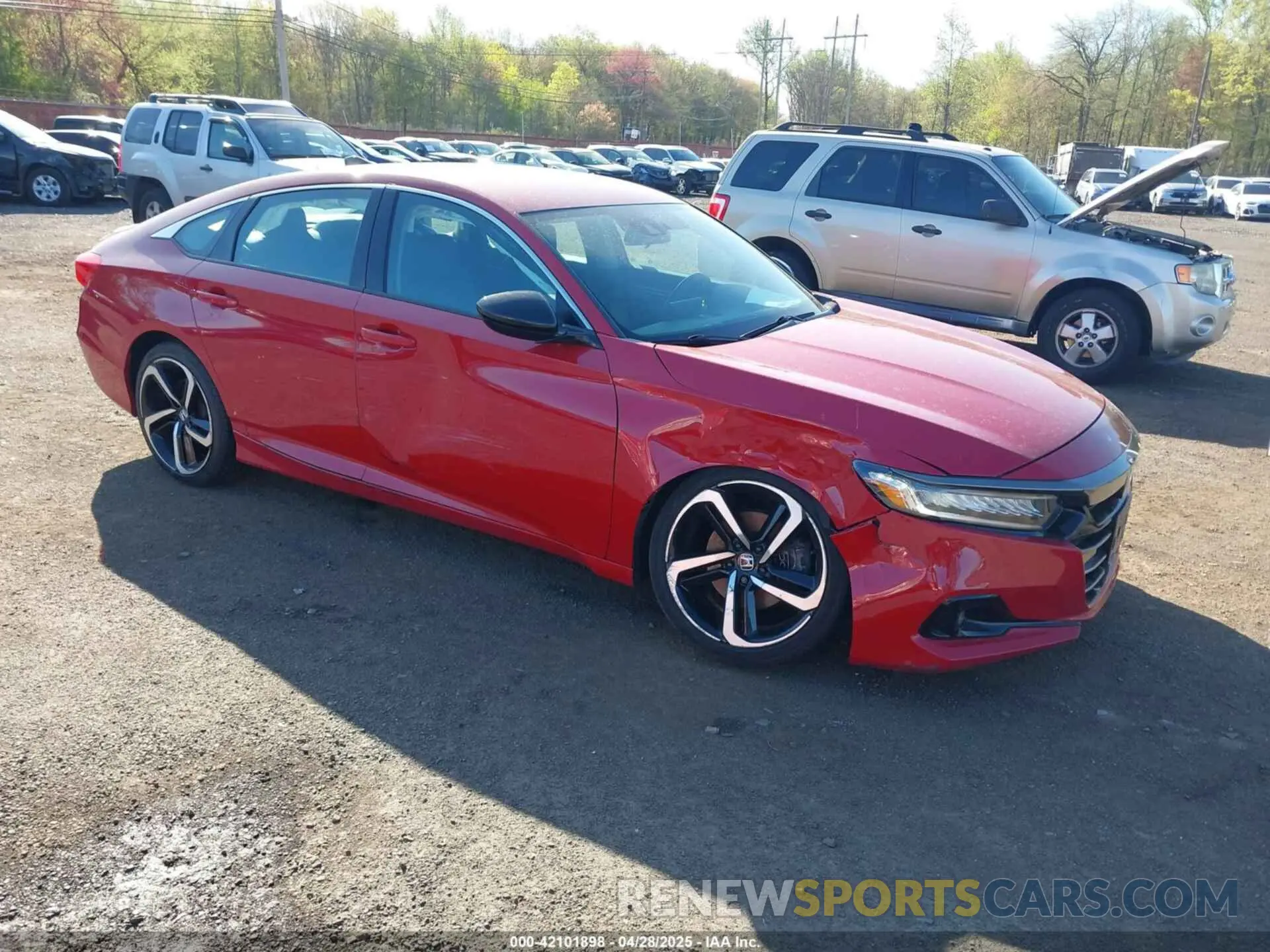 1 Photograph of a damaged car 1HGCV1F43MA058068 HONDA ACCORD 2021