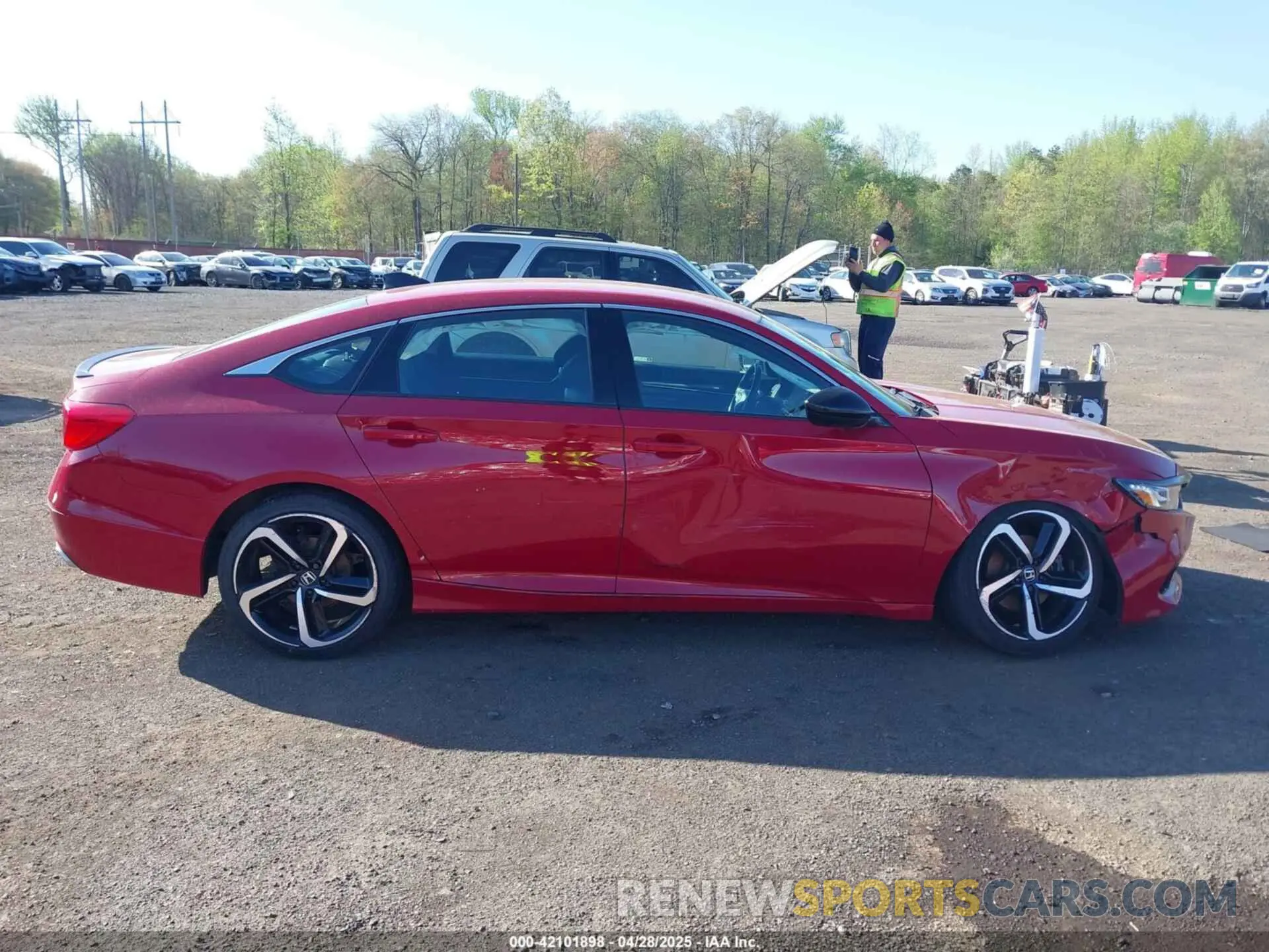13 Photograph of a damaged car 1HGCV1F43MA058068 HONDA ACCORD 2021